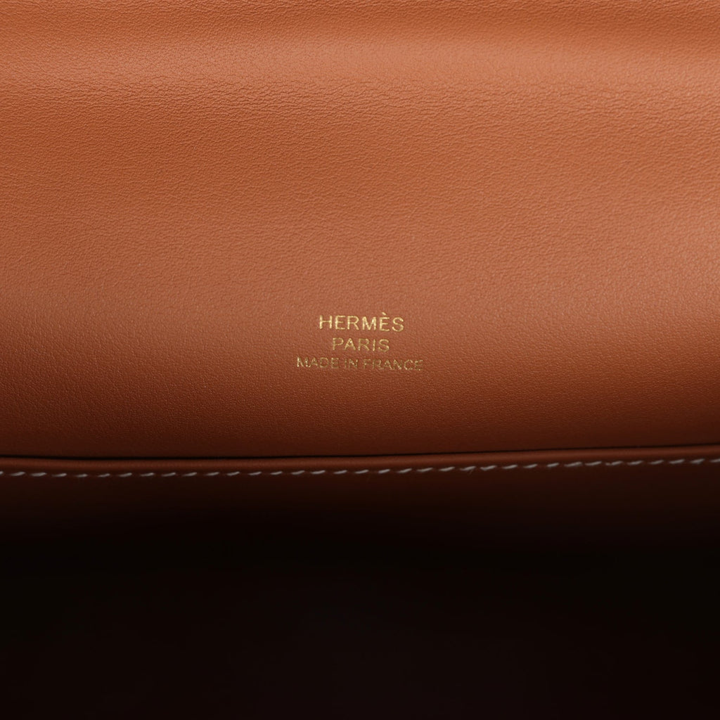 Hermes Kelly Pochette Gold Swift Gold Hardware - Exclusu