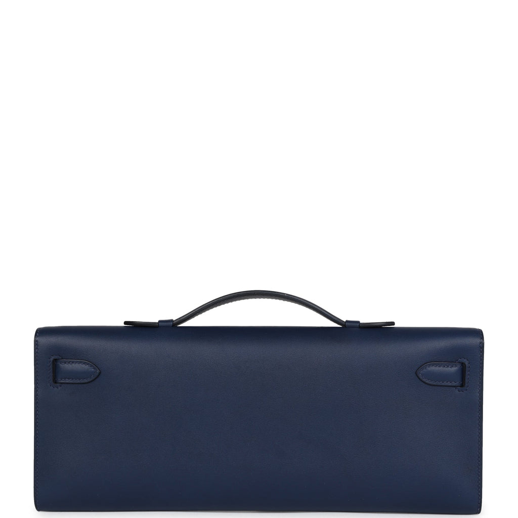 Hermes Kelly Cut Bleu Navy Swift Gold Hardware - Exclusu