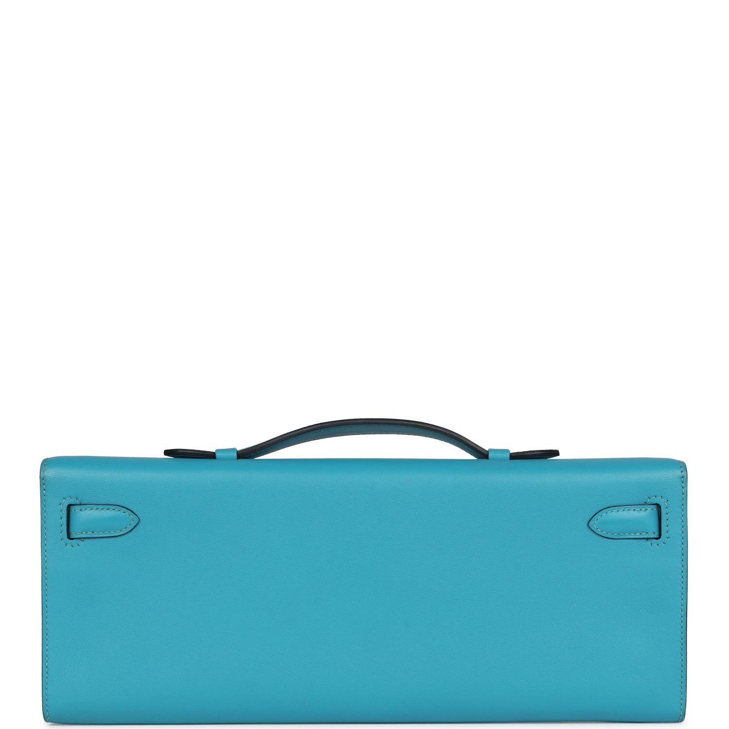 Hermes Kelly Cut Turquoise Swift Palladium Hardware - Exclusu