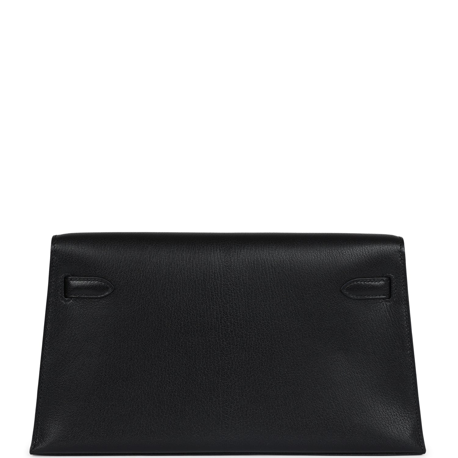 Hermes Kelly Elan Black Chevre Chamkila Palladium Hardware - Exclusu