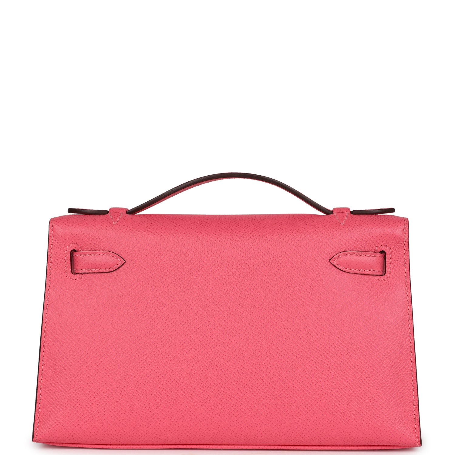 Hermes Special Order (HSS) Kelly Pochette Rose Azalee Epsom Gold Hardware - Exclusu