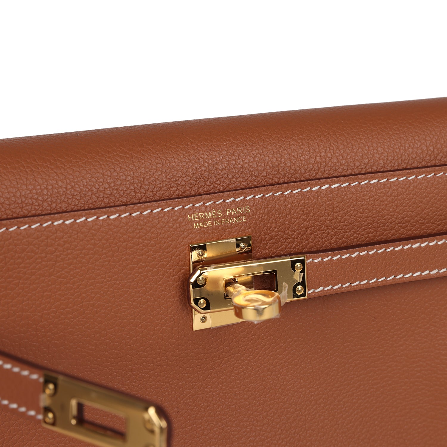 Hermes Kelly Danse Gold Verso Evercolor Gold Hardware - Exclusu