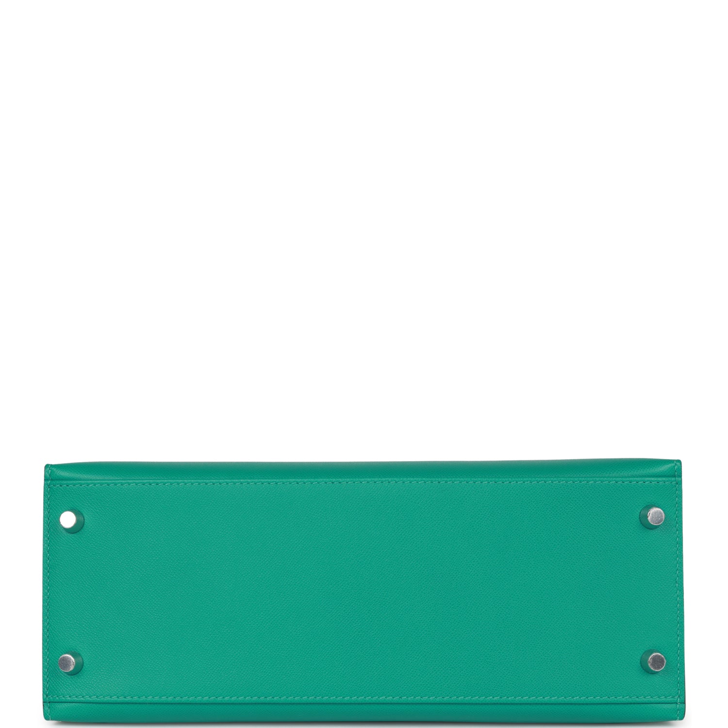 Hermes Kelly Sellier 28 Vert Verone Madame and Shiny Niloticus Crocodile Touch Palladium Hardware - Exclusu