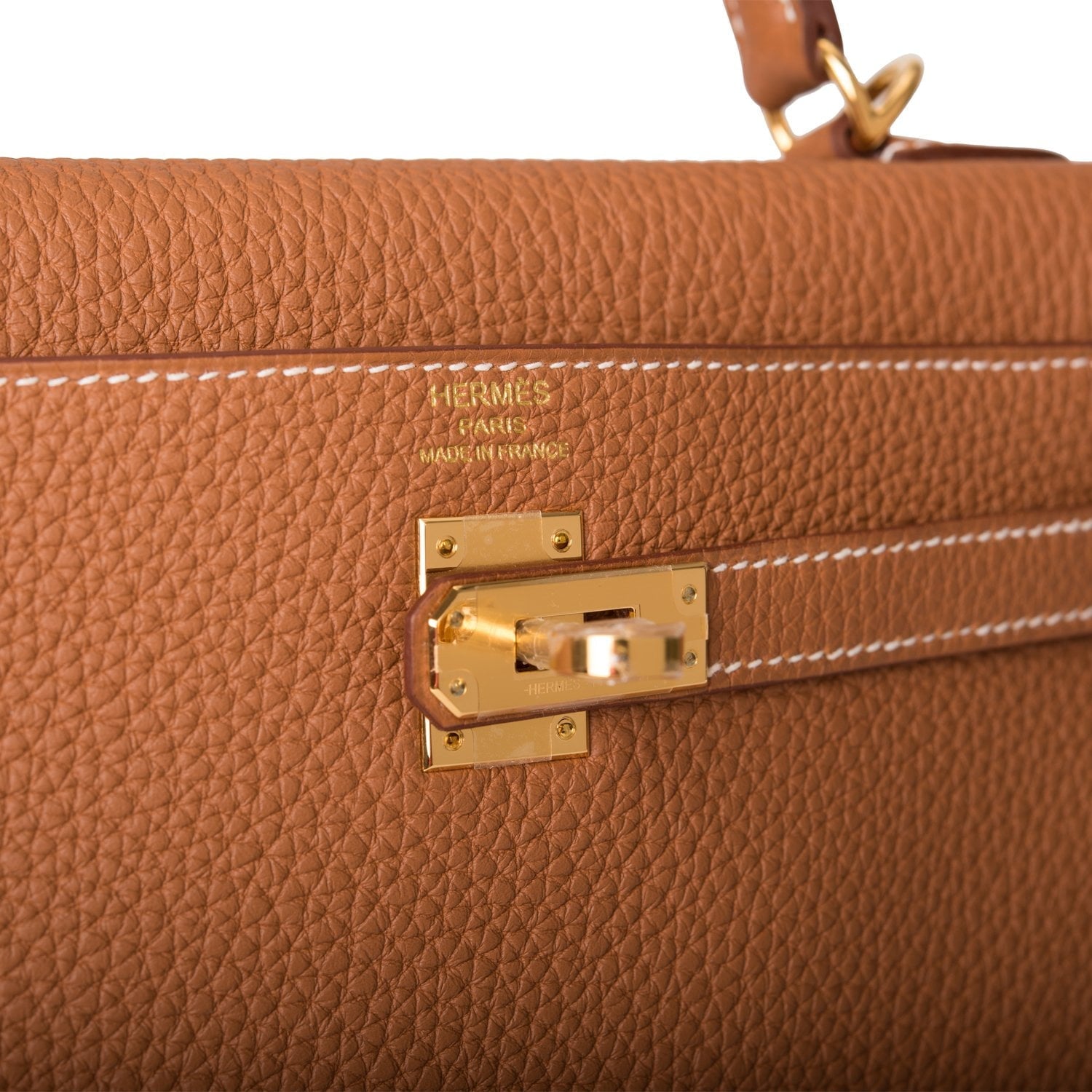 Hermes Kelly Retourne 25 Gold Togo Gold Hardware - Exclusu