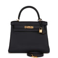 Hermes Kelly Retourne 28 Caban Togo Gold Hardware - Exclusu