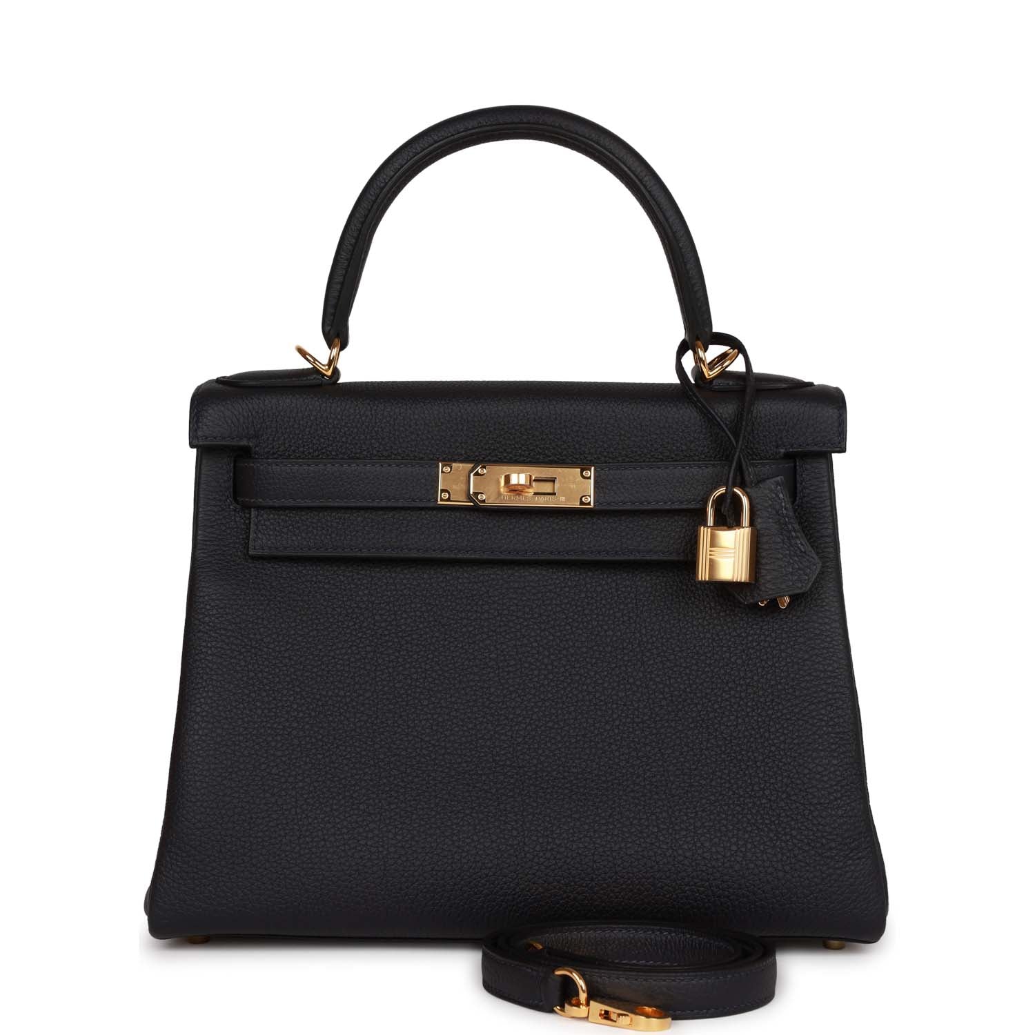 Hermes Kelly Retourne 28 Caban Togo Gold Hardware - Exclusu