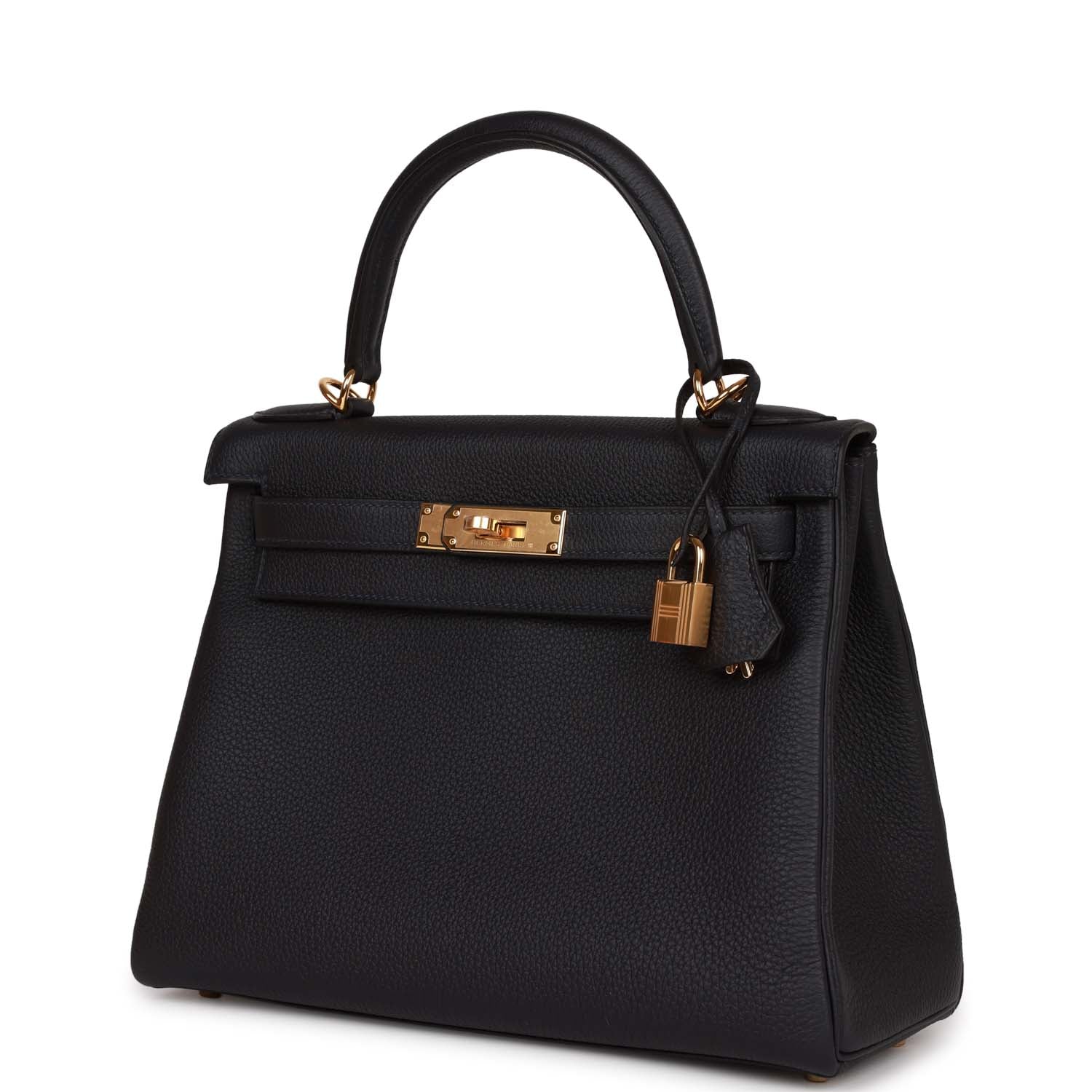 Hermes Kelly Retourne 28 Caban Togo Gold Hardware - Exclusu
