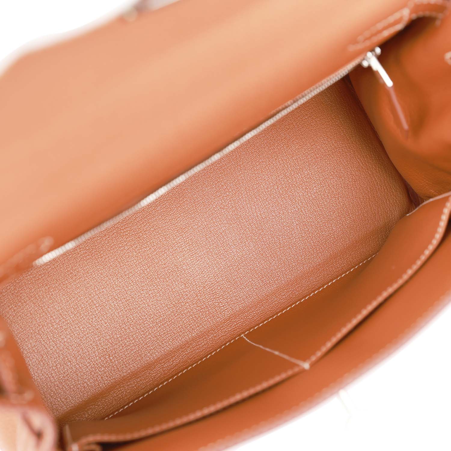 Hermes Kelly Retourne 28 Gold Togo Palladium Hardware - Exclusu