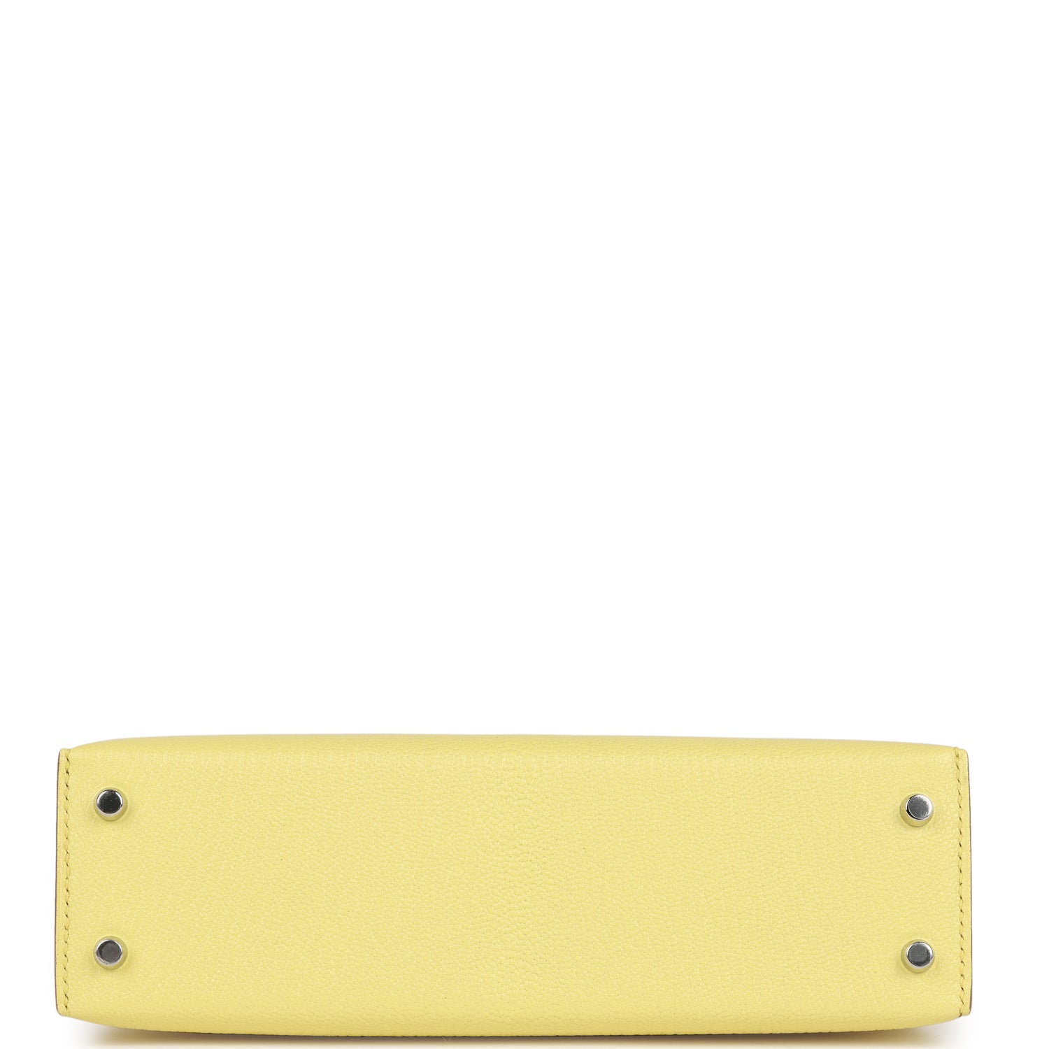 Hermes Kelly Sellier 20 Limoncello Chevre Palladium Hardware - Exclusu