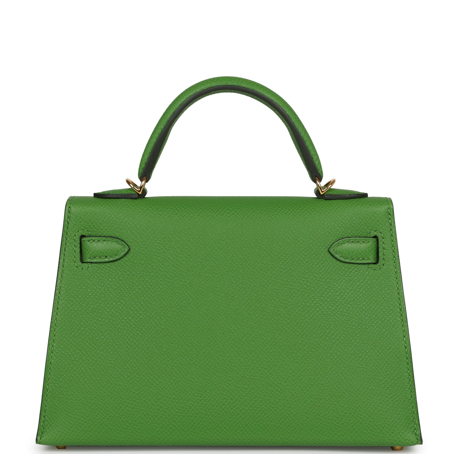 Hermes Kelly Sellier 20 Vert Yucca Epsom Gold Hardware - Exclusu