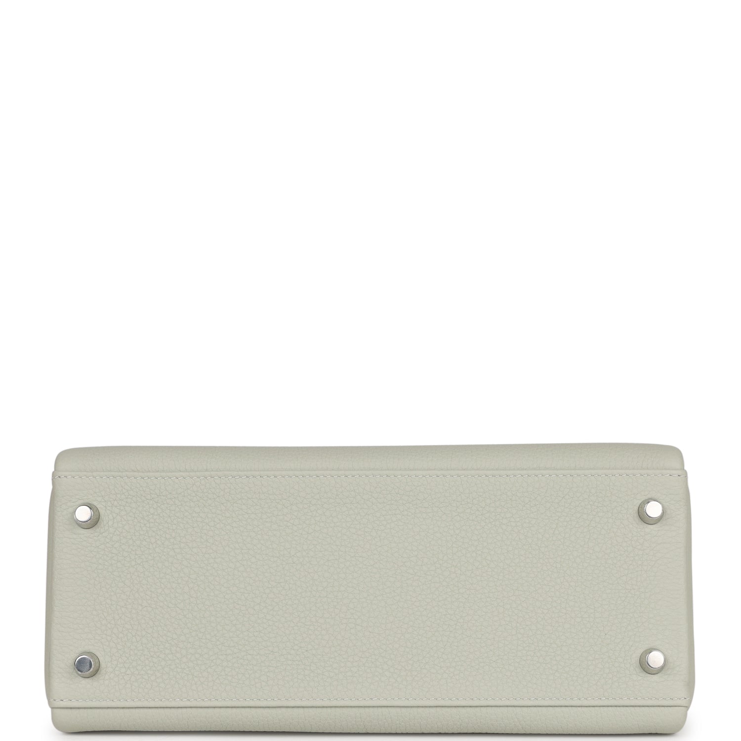 Hermes Kelly Retourne 28 Gris Neve Togo Palladium Hardware - Exclusu