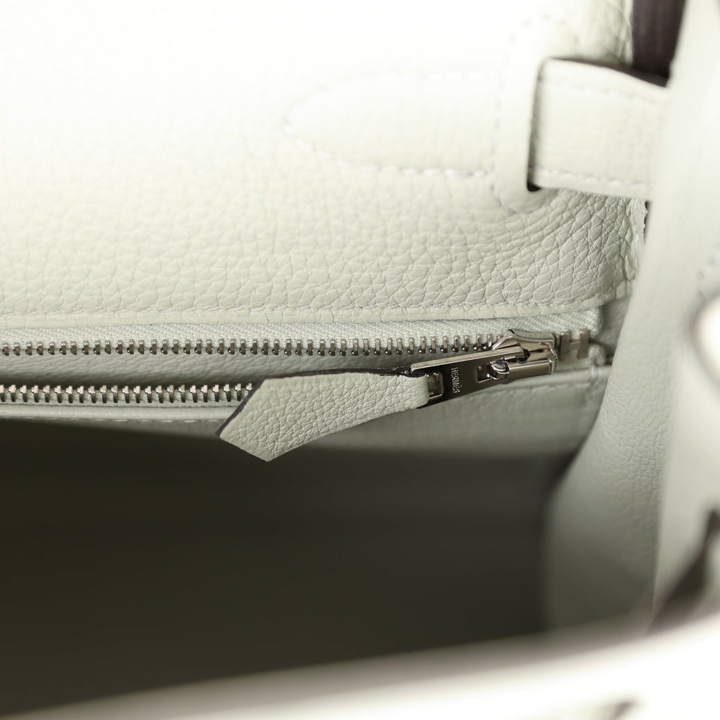 Hermes Kelly Retourne 28 Gris Neve Togo Palladium Hardware - Exclusu