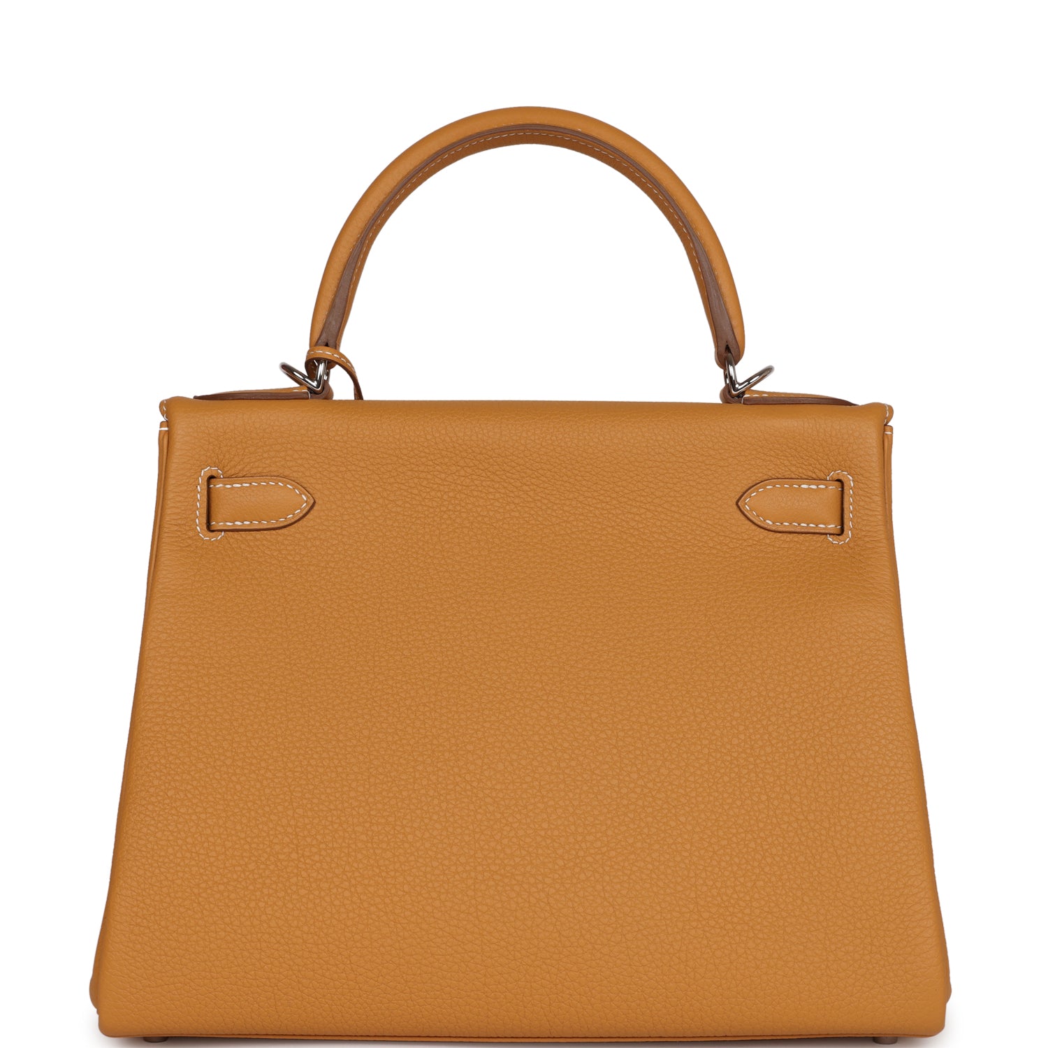 Hermes Kelly Retourne 28 Naturel Sable Togo Palladium Hardware - Exclusu