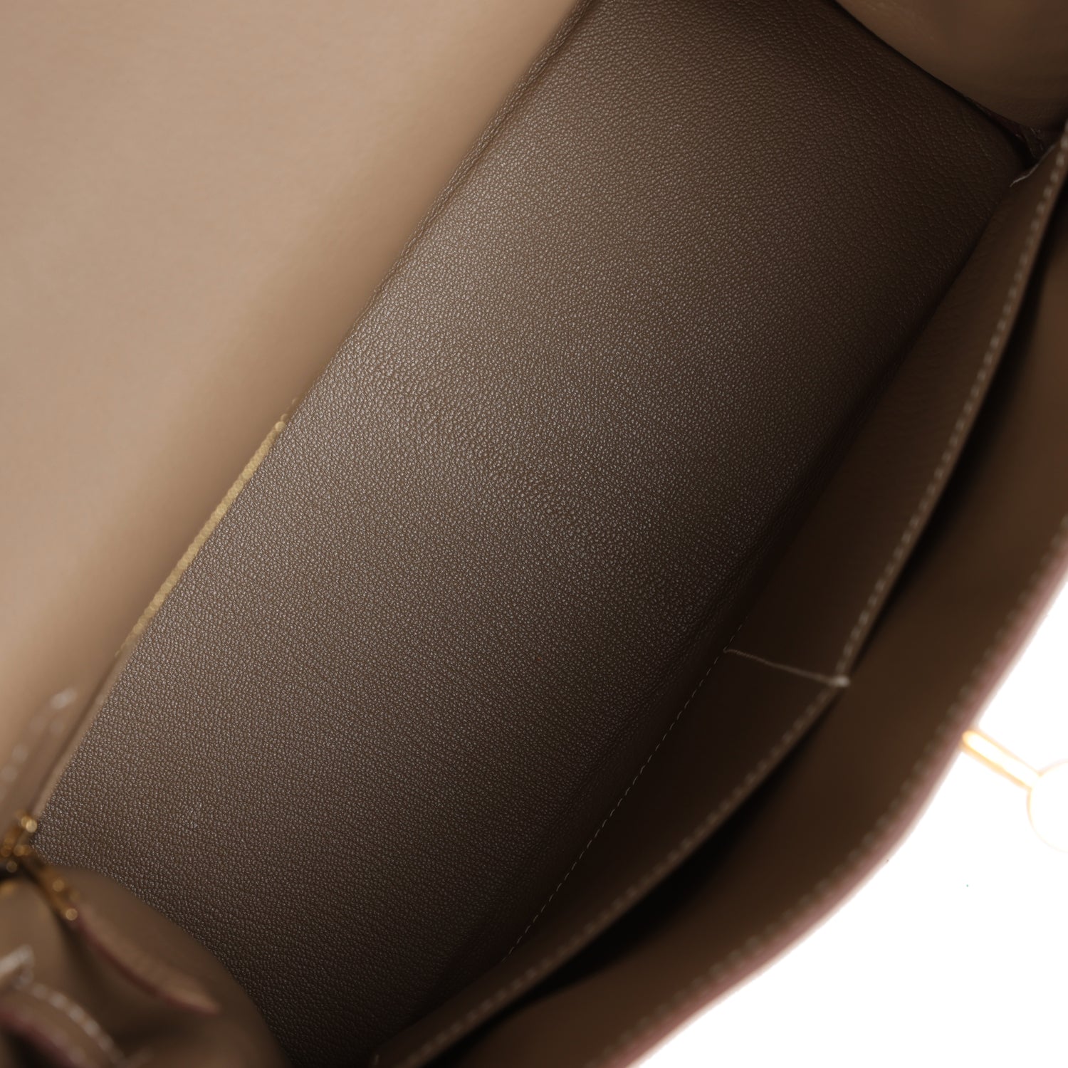 Hermes Kelly Retourne 28 Etoupe Togo Gold Hardware - Exclusu