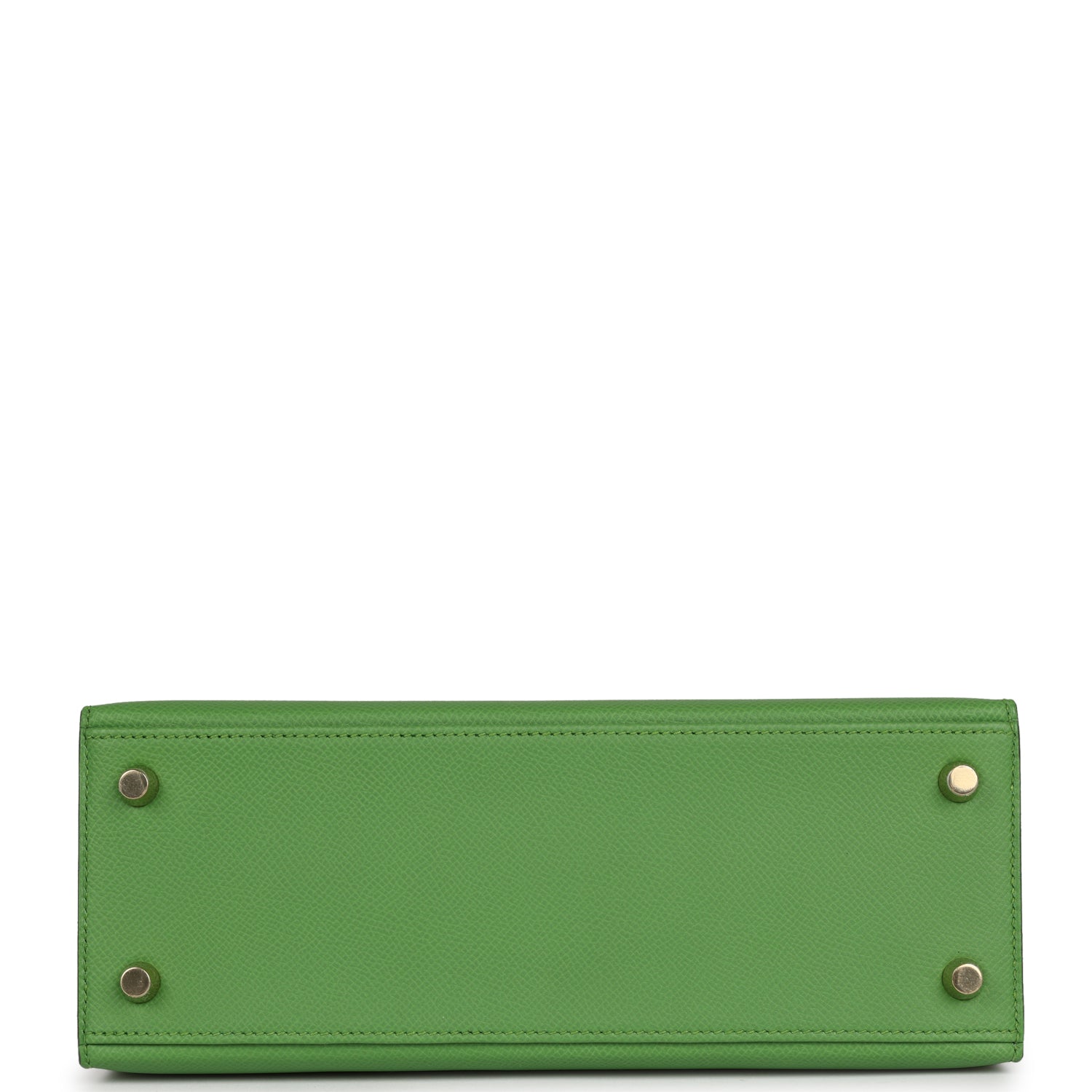 Hermes Kelly Sellier 25 Vert Yucca Epsom Gold Hardware - Exclusu