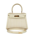 Hermes Kelly Sellier 20 Parchemin Crinoline and Box Gold Hardware - Exclusu