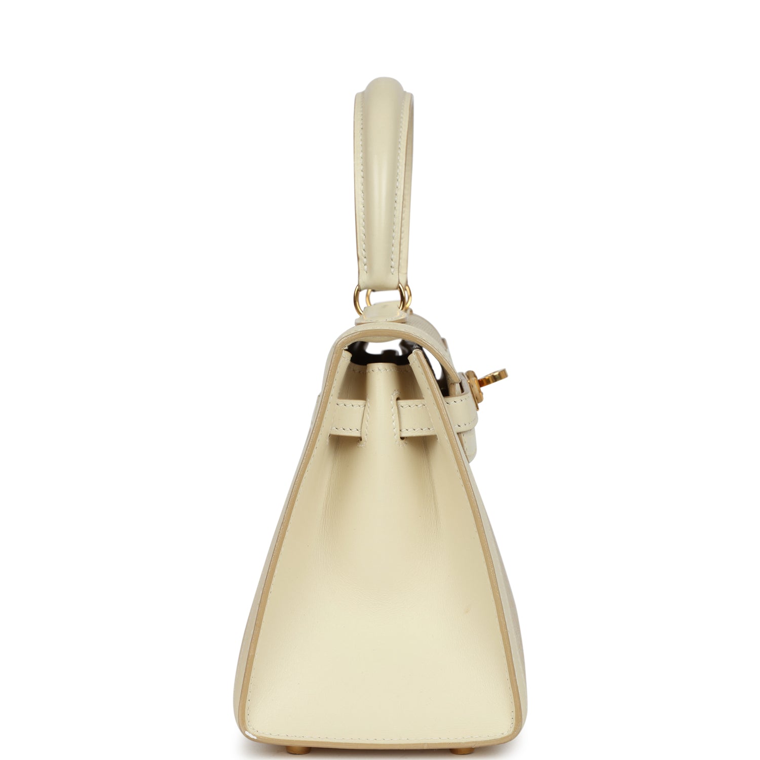 Hermes Kelly Sellier 20 Parchemin Crinoline and Box Gold Hardware - Exclusu