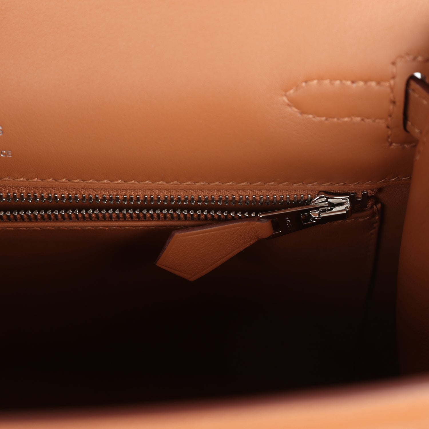 Hermes Kelly Sellier 25 Gold Swift and Ecru Toile Palladium Hardware - Exclusu