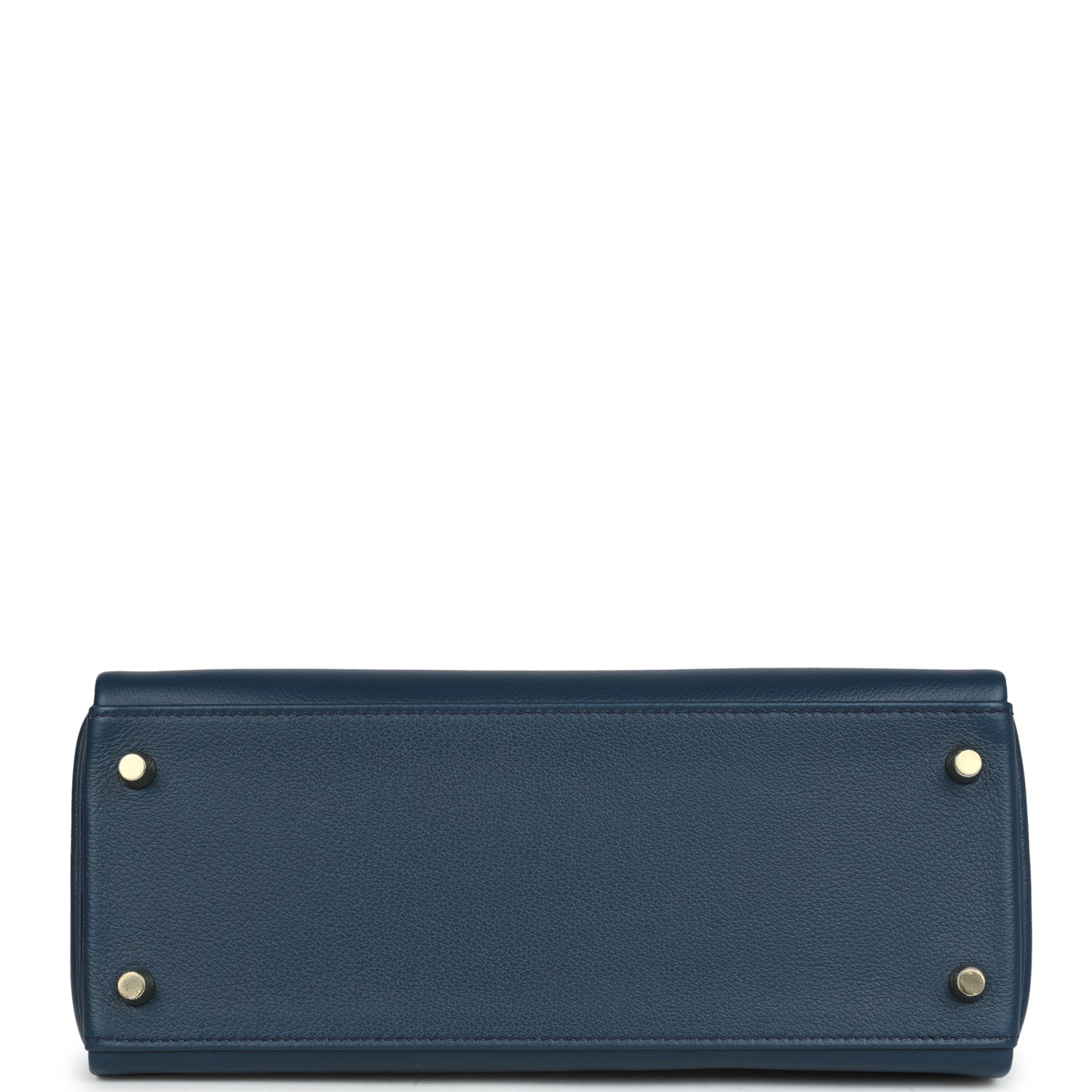 Hermes Kelly Retourne 28 Deep Bleu Evercolor Gold Hardware - Exclusu
