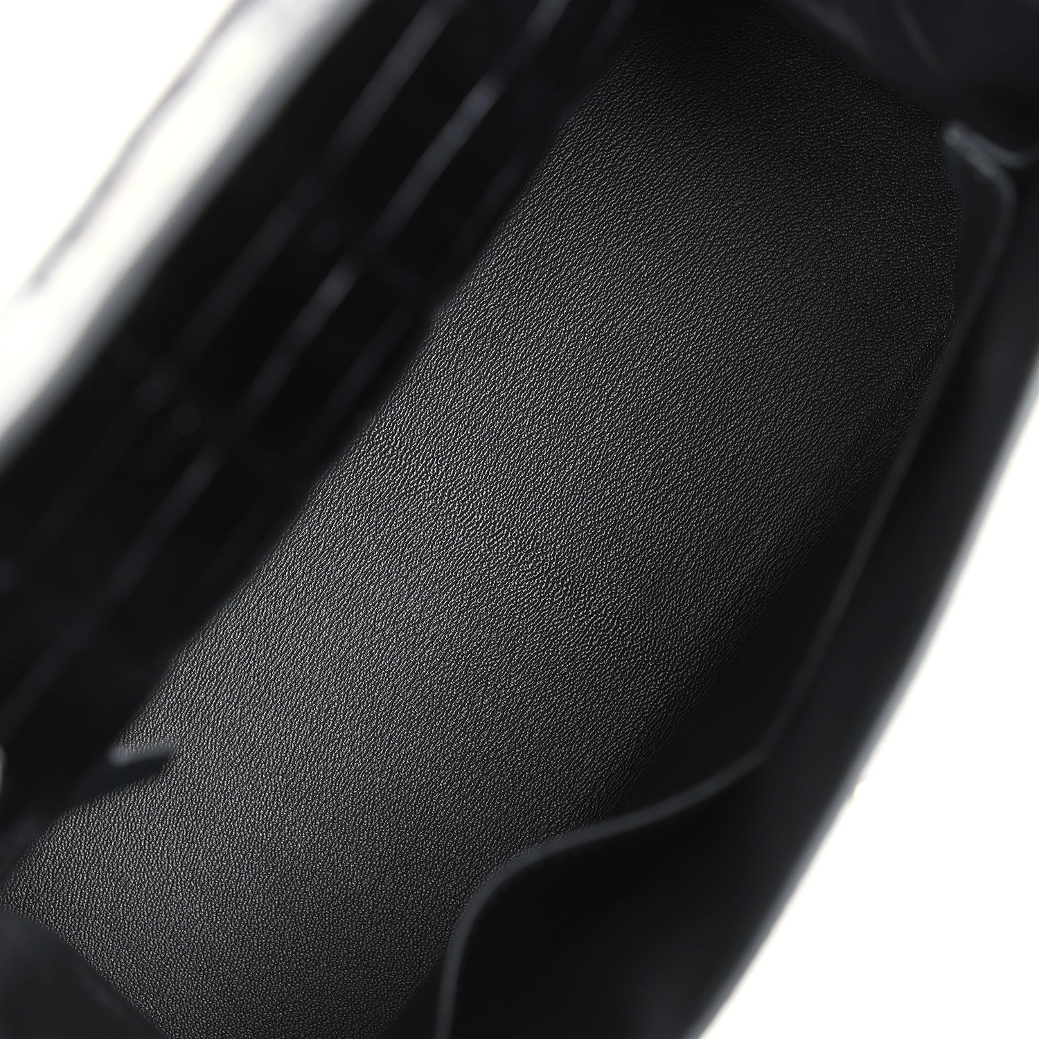 Hermes Kelly Sellier 28 Black Shiny Niloticus Crocodile Palladium Hardware - Exclusu