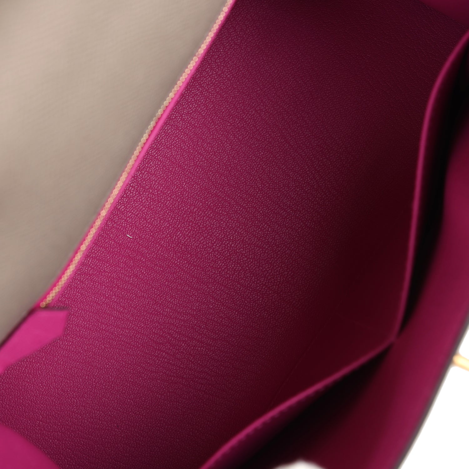 Hermes Special Order (HSS) Kelly Sellier 28 Gris Asphalte Verso Epsom Brushed Gold Hardware - Exclusu