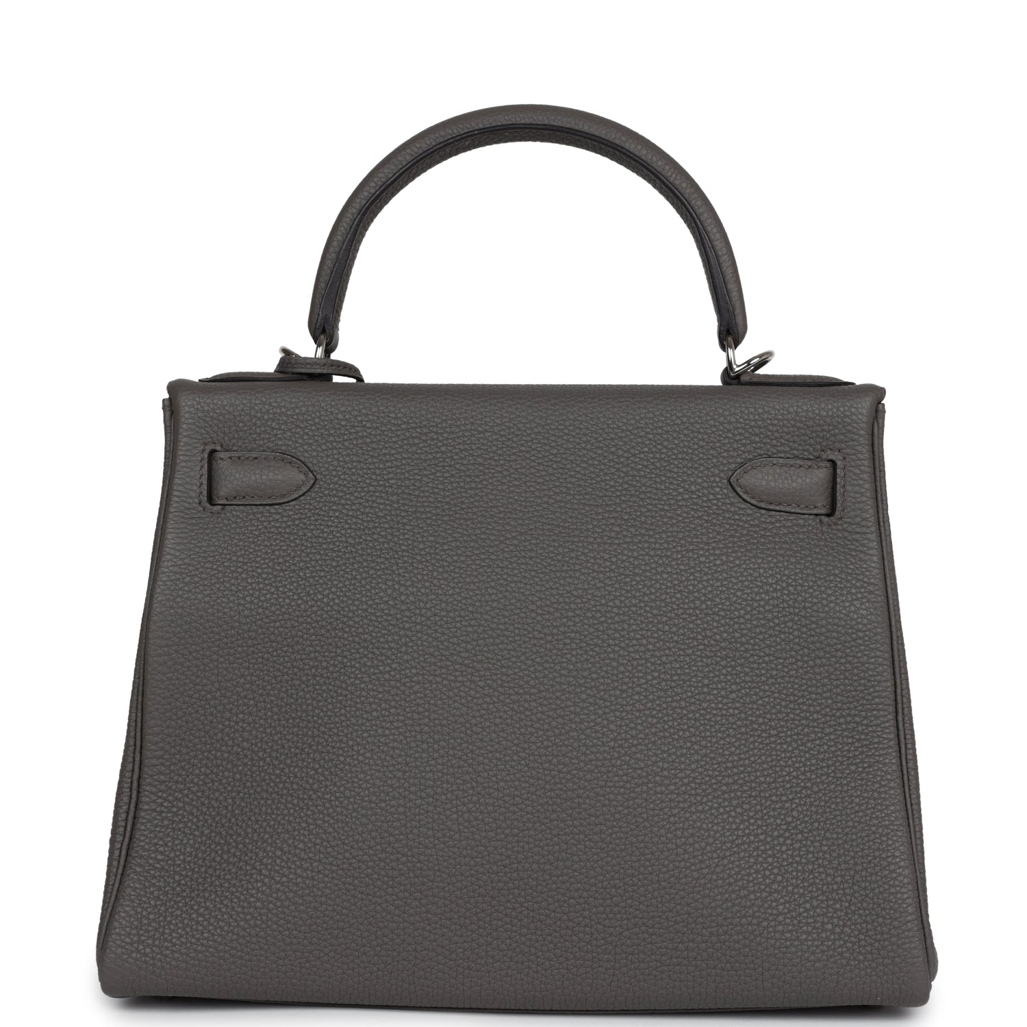 Hermes Kelly Retourne 28 Etain Togo Palladium Hardware - Exclusu
