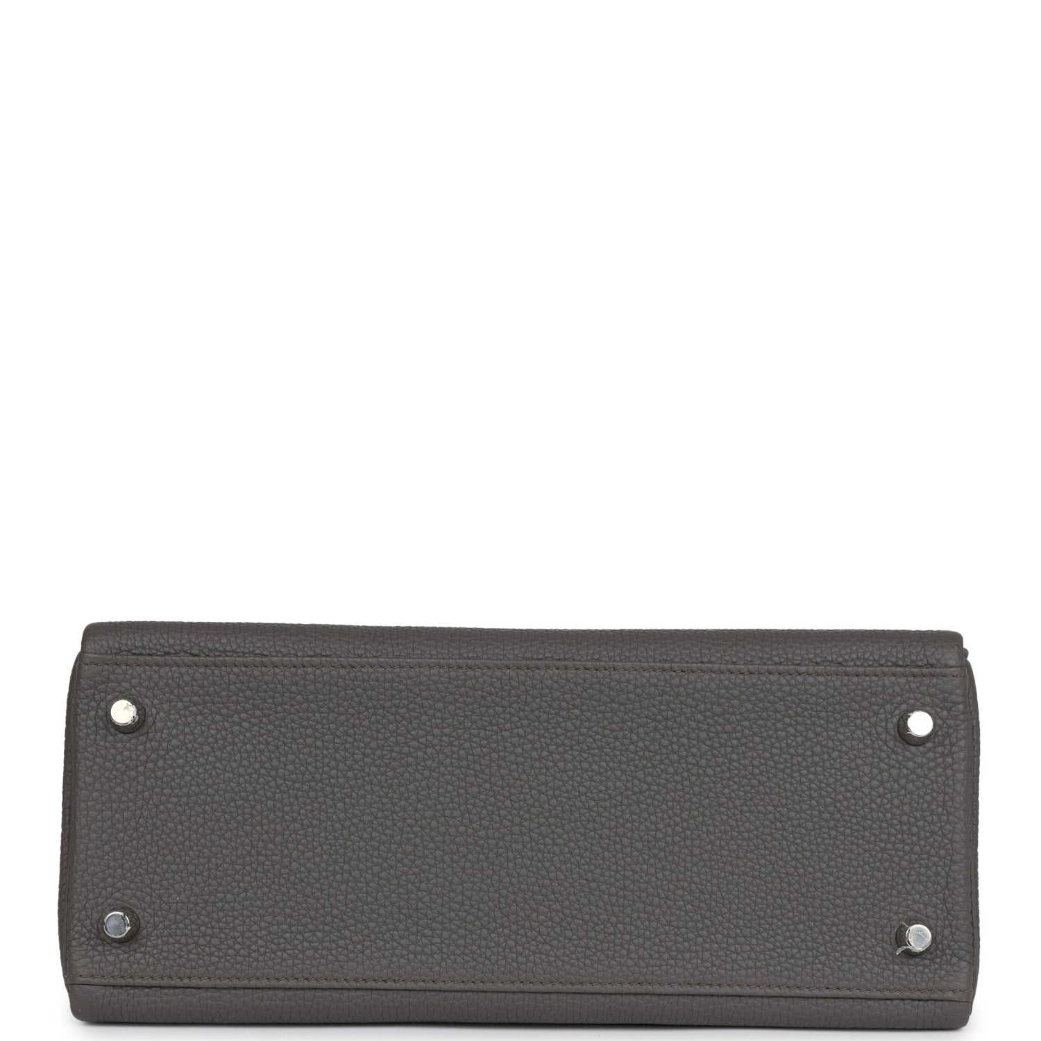 Hermes Kelly Retourne 28 Etain Togo Palladium Hardware - Exclusu