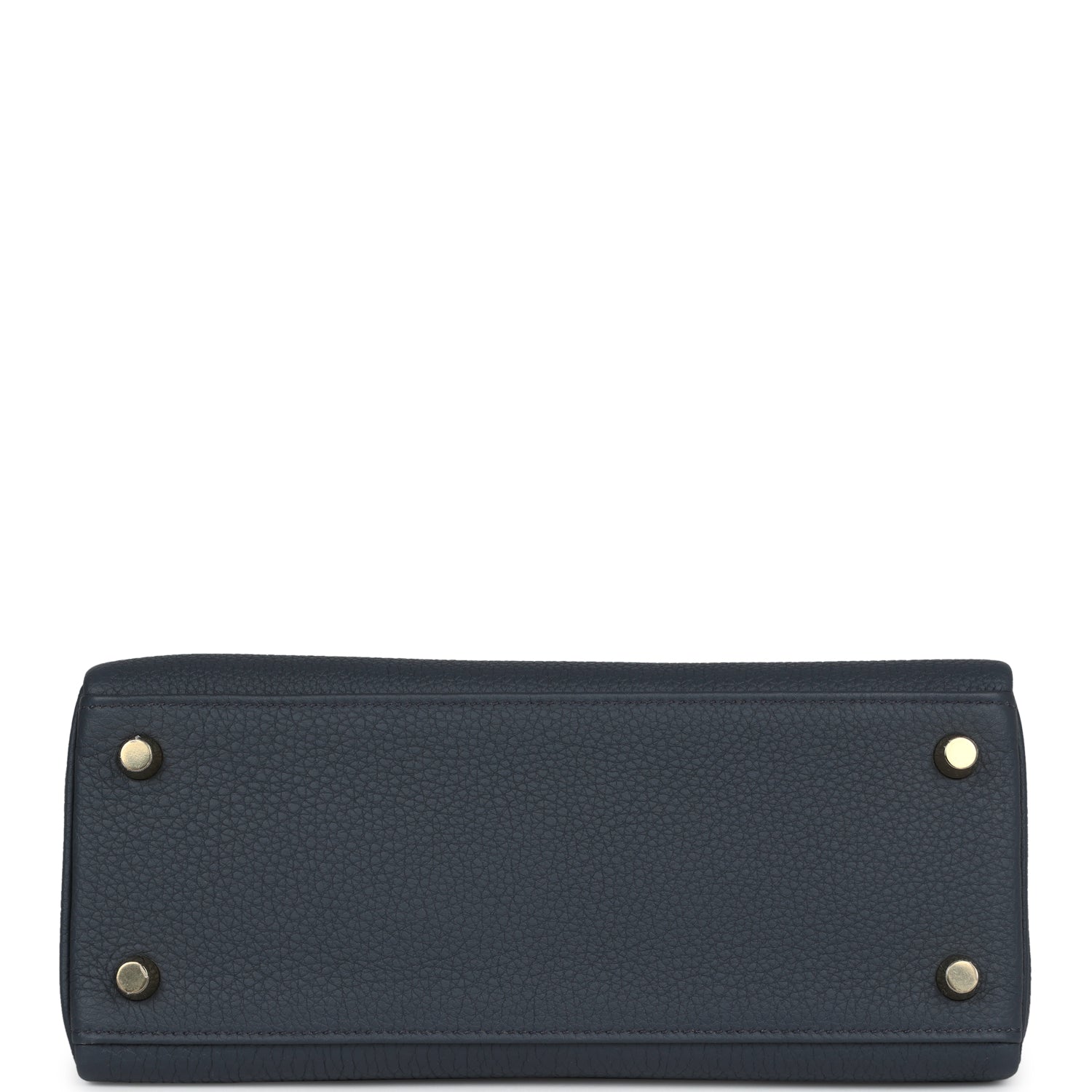 Hermes Kelly Retourne 25 Gris Misty Togo Permabrass Hardware - Exclusu