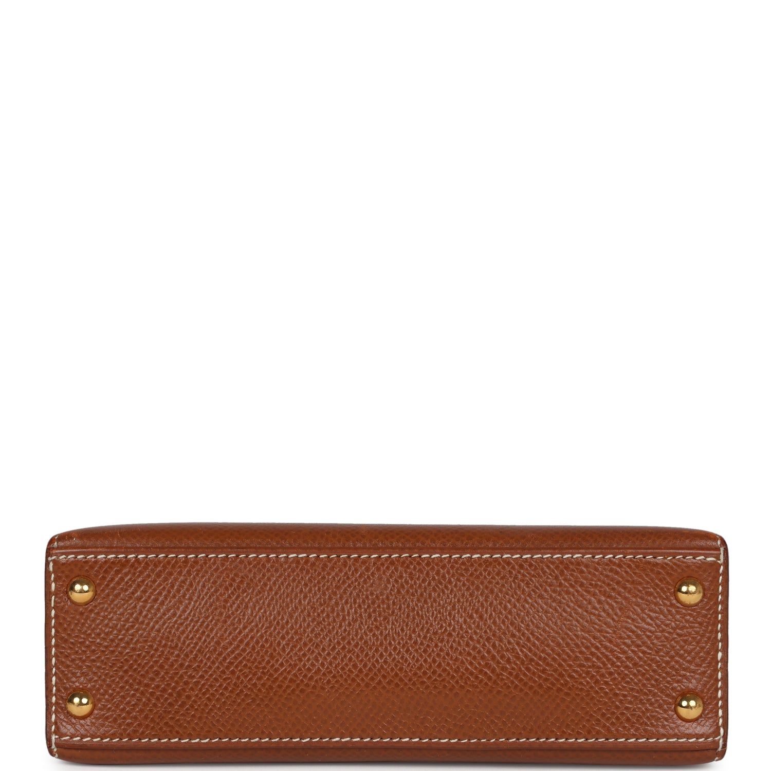 Hermes Micro Kelly Sellier 15 Gold Courchevel Gold Hardware - Exclusu