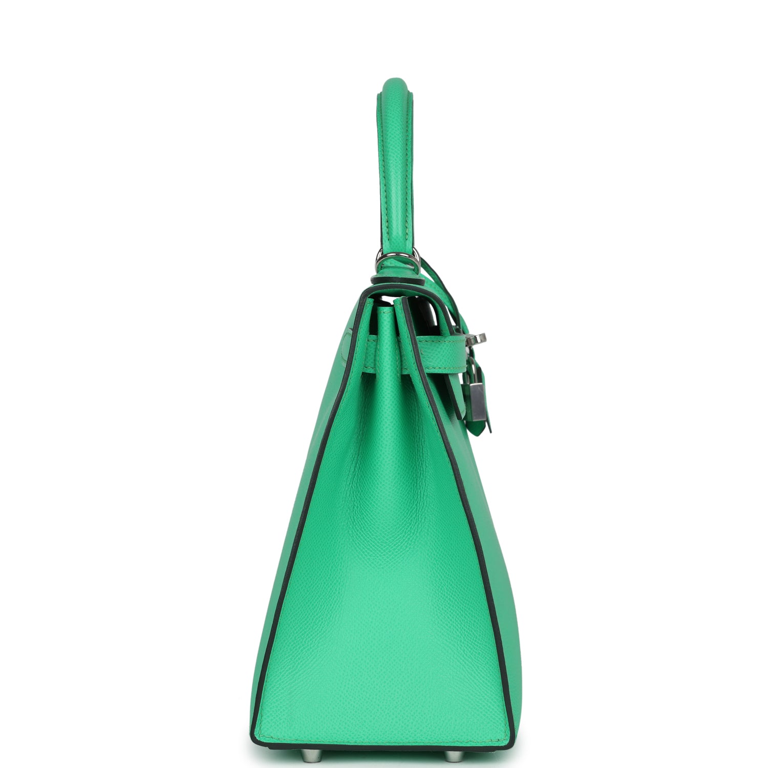Hermes Kelly Sellier 28 Vert Comics Epsom Palladium Hardware - Exclusu