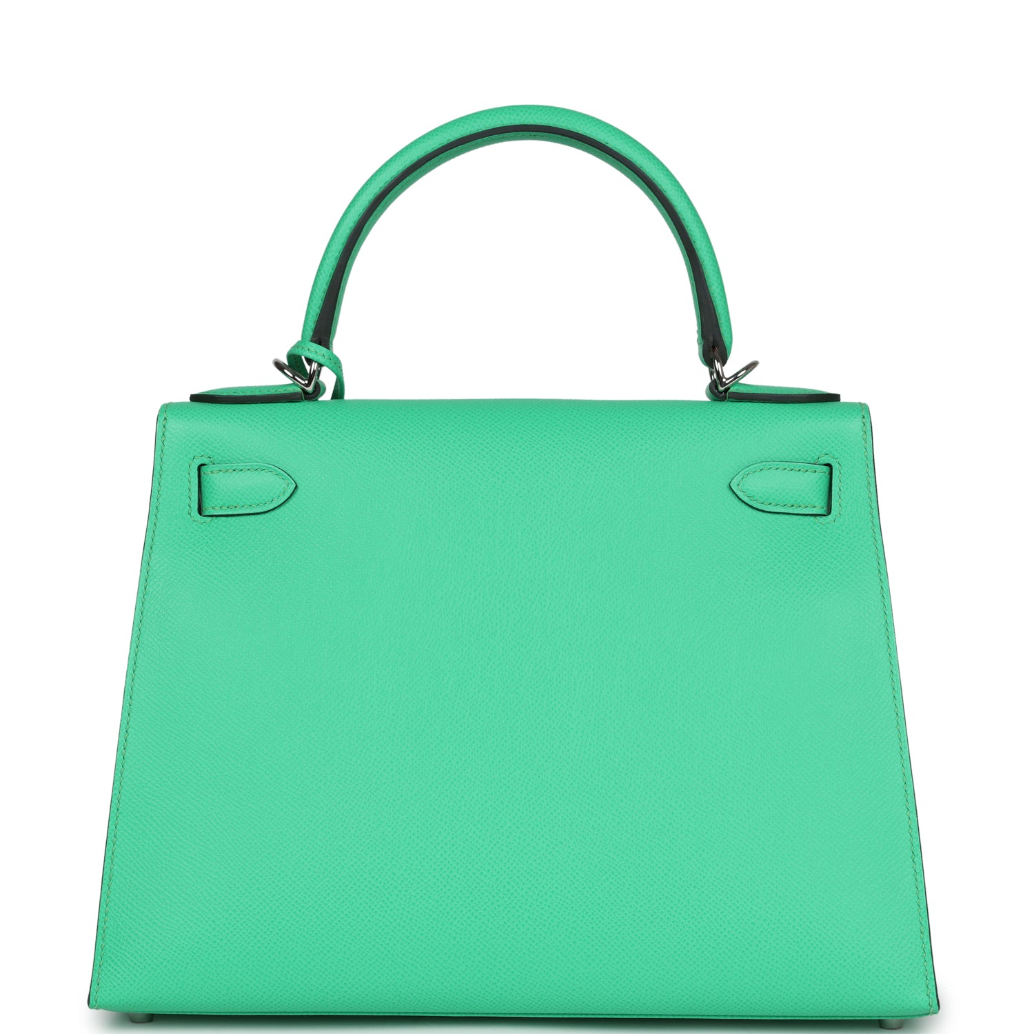 Hermes Kelly Sellier 28 Vert Comics Epsom Palladium Hardware - Exclusu