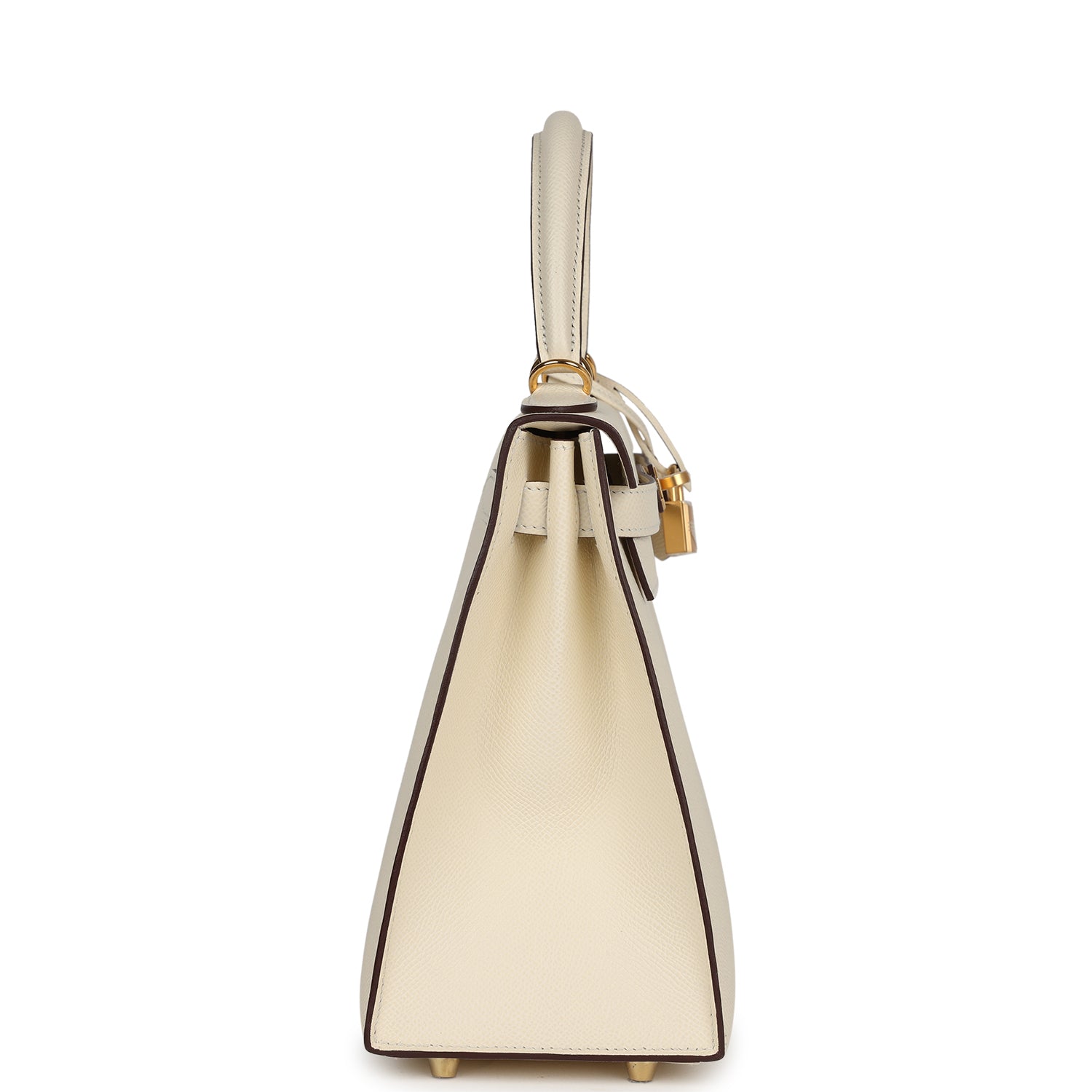 Hermes Kelly Sellier 28 Nata Epsom Gold Hardware - Exclusu