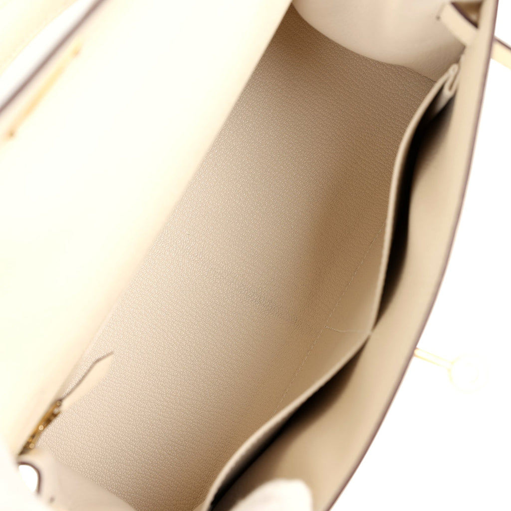 Hermes Kelly Sellier 28 Nata Epsom Gold Hardware - Exclusu