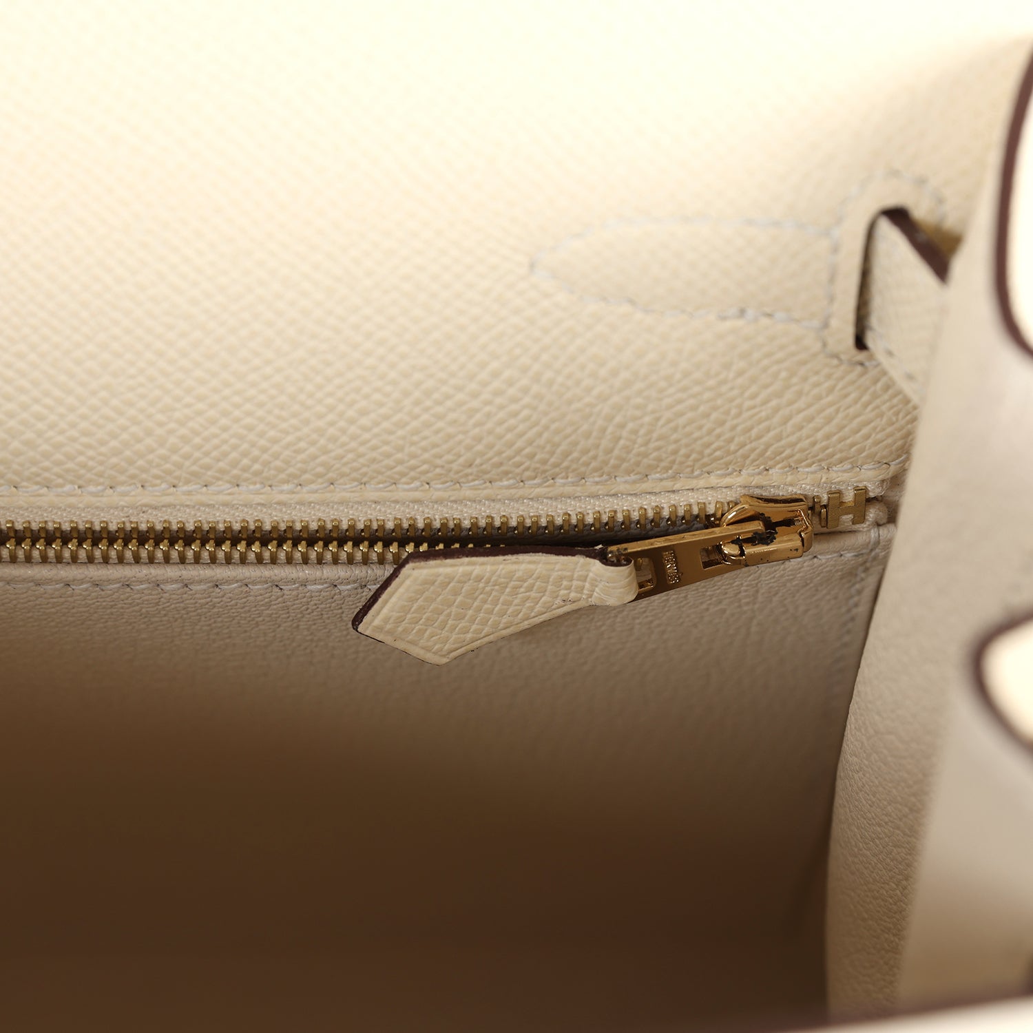 Hermes Kelly Sellier 28 Nata Epsom Gold Hardware - Exclusu