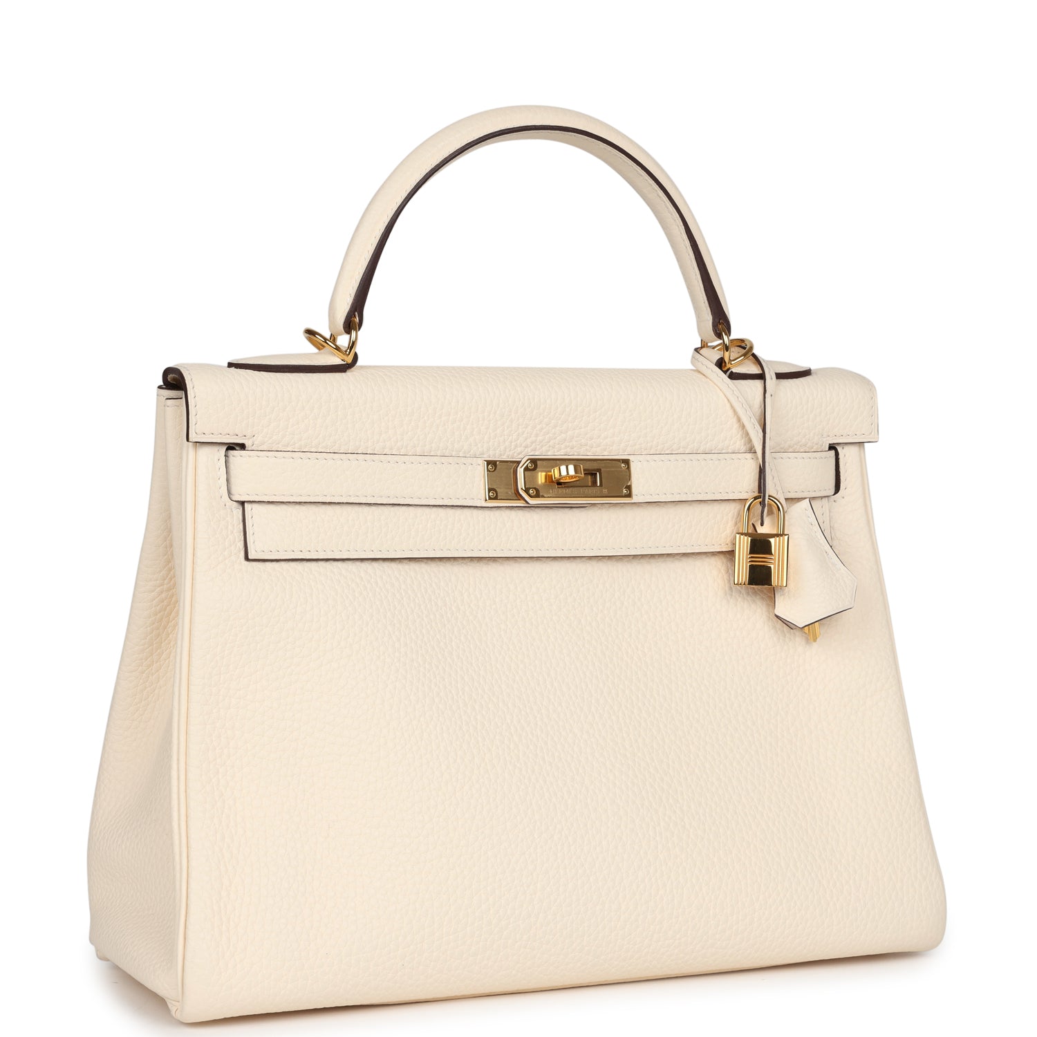 Hermes Kelly Retourne 32 Nata Clemence Gold Hardware - Exclusu