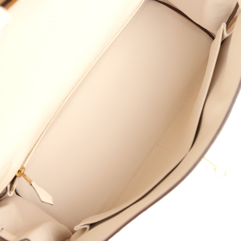 Hermes Kelly Retourne 32 Nata Clemence Gold Hardware - Exclusu