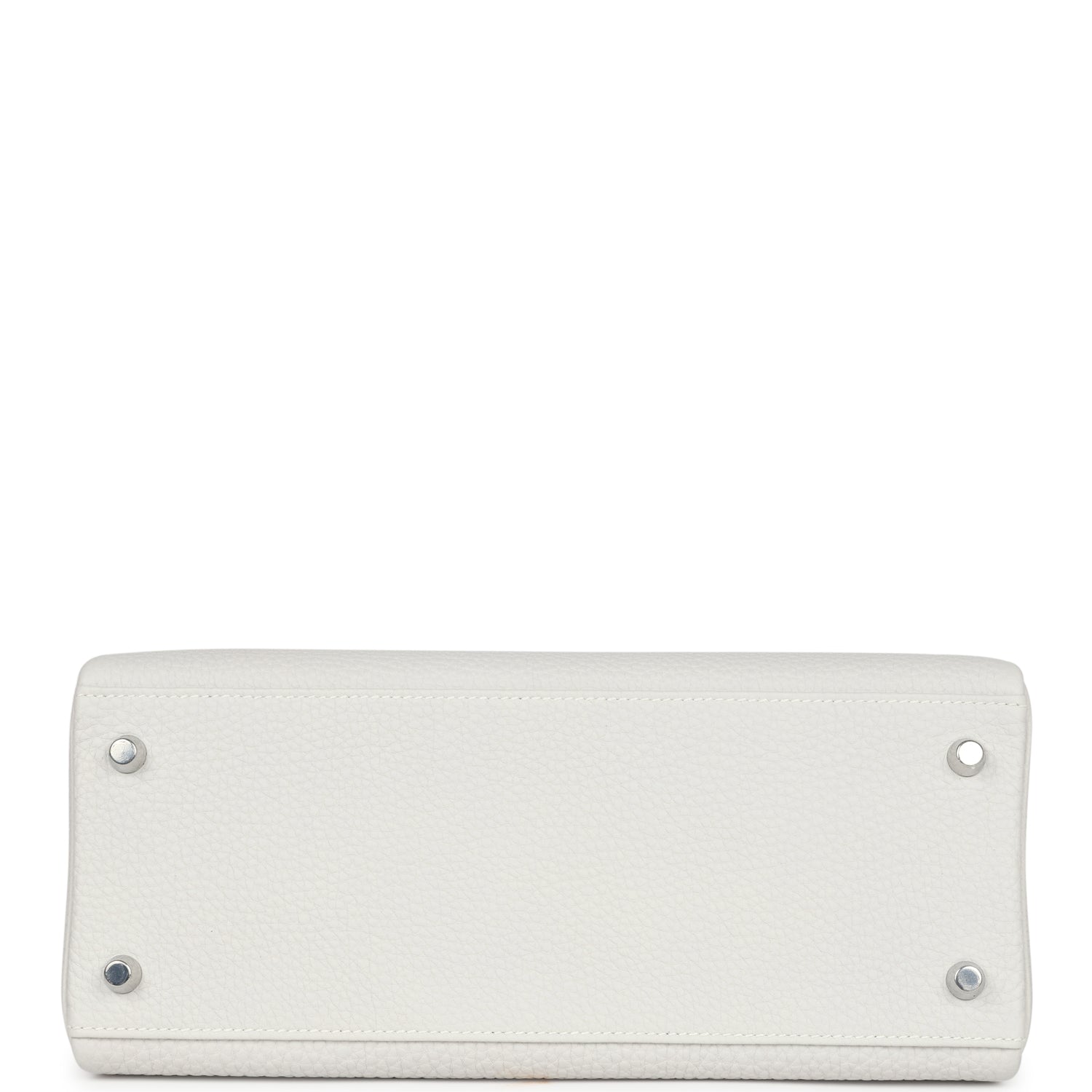 Hermes Kelly Retourne 28 Gris Pale Togo Palladium Hardware - Exclusu