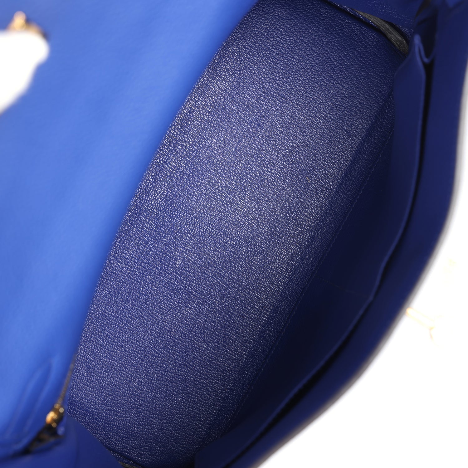 Hermes Kelly Retourne 32 Bleu Electric Togo Gold Hardware - Exclusu