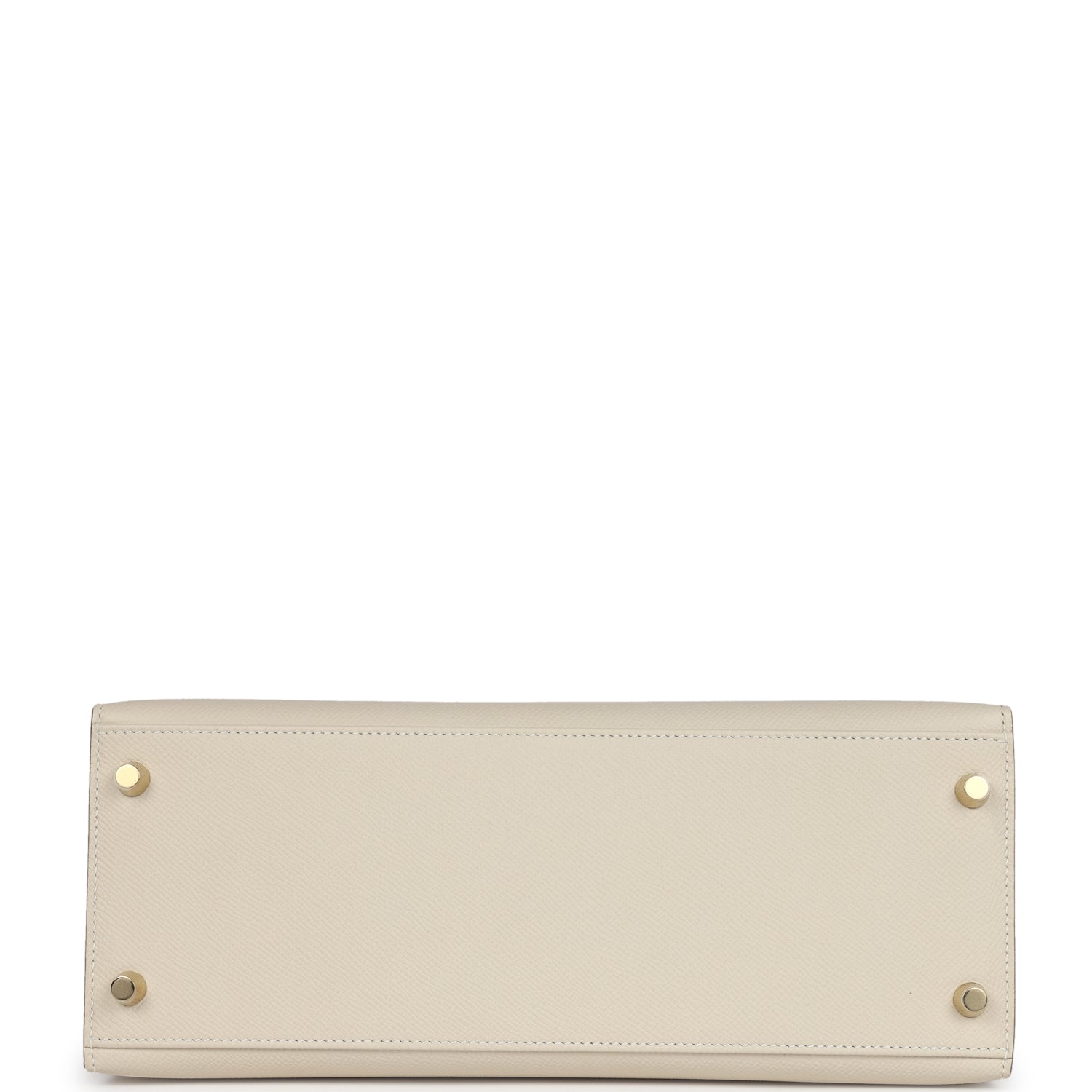 Hermes Kelly Sellier 28 Craie Epsom Gold Hardware - Exclusu