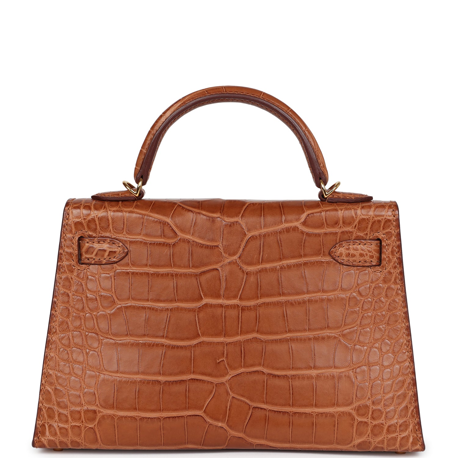Hermes Kelly Sellier 20 Gold Matte Alligator Gold Hardware - Exclusu