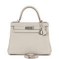 Hermes Kelly Retourne 28 Beton Togo Palladium Hardware - Exclusu