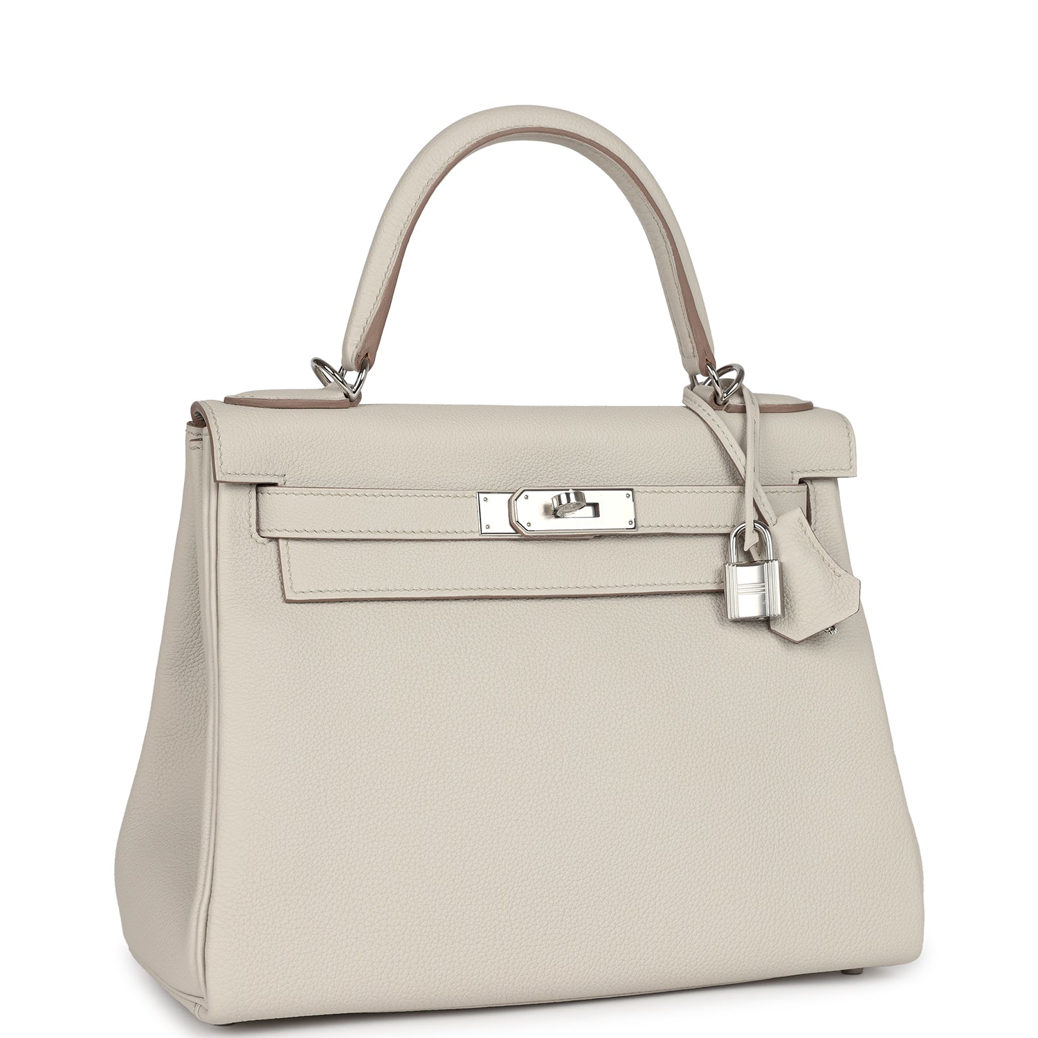 Hermes Kelly Retourne 28 Beton Togo Palladium Hardware - Exclusu