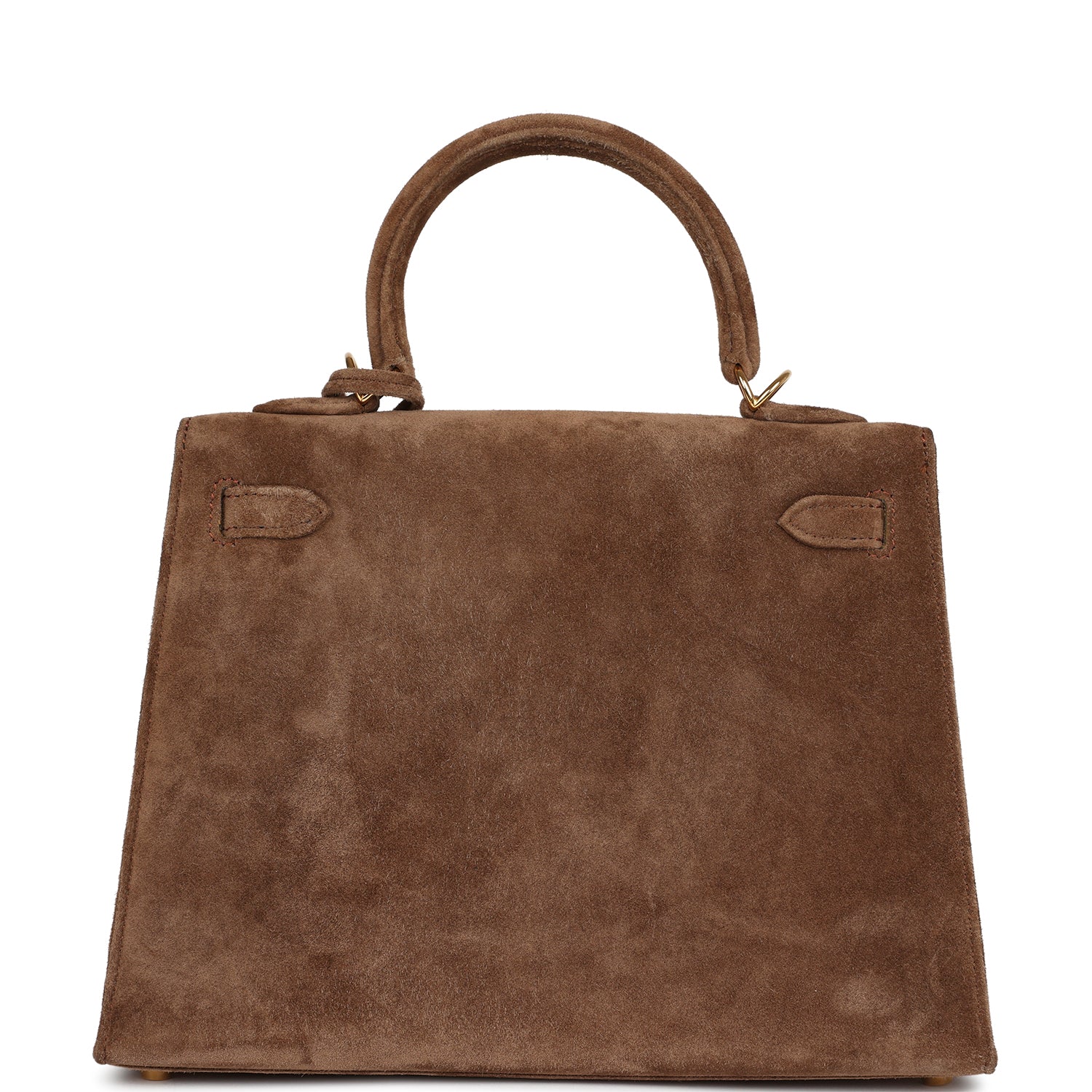 Hermes Kelly Sellier 25 Brown Doblis Gold Hardware - Exclusu
