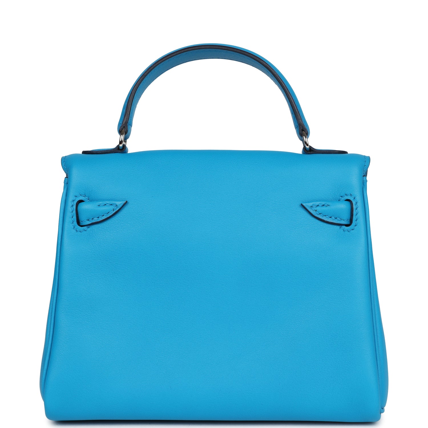 Hermes 'Quelle Idolle' Kelly Doll Bleu Frida and Rose Extreme Swift Palladium Hardware - Exclusu
