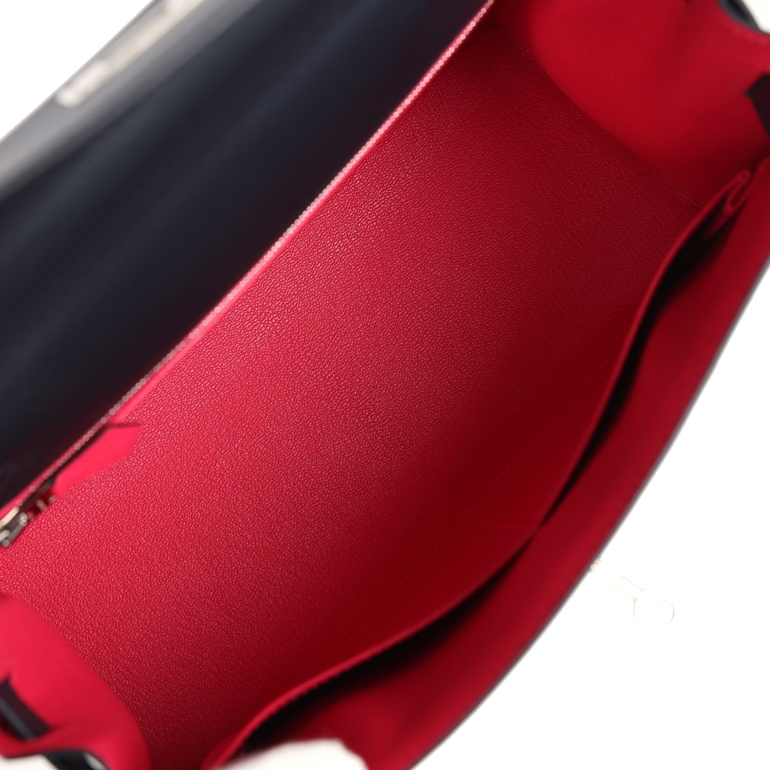 Hermes Special Order (HSS) Kelly Sellier 28 Bleu Obscur Verso Sombrero Palladium Hardware - Exclusu