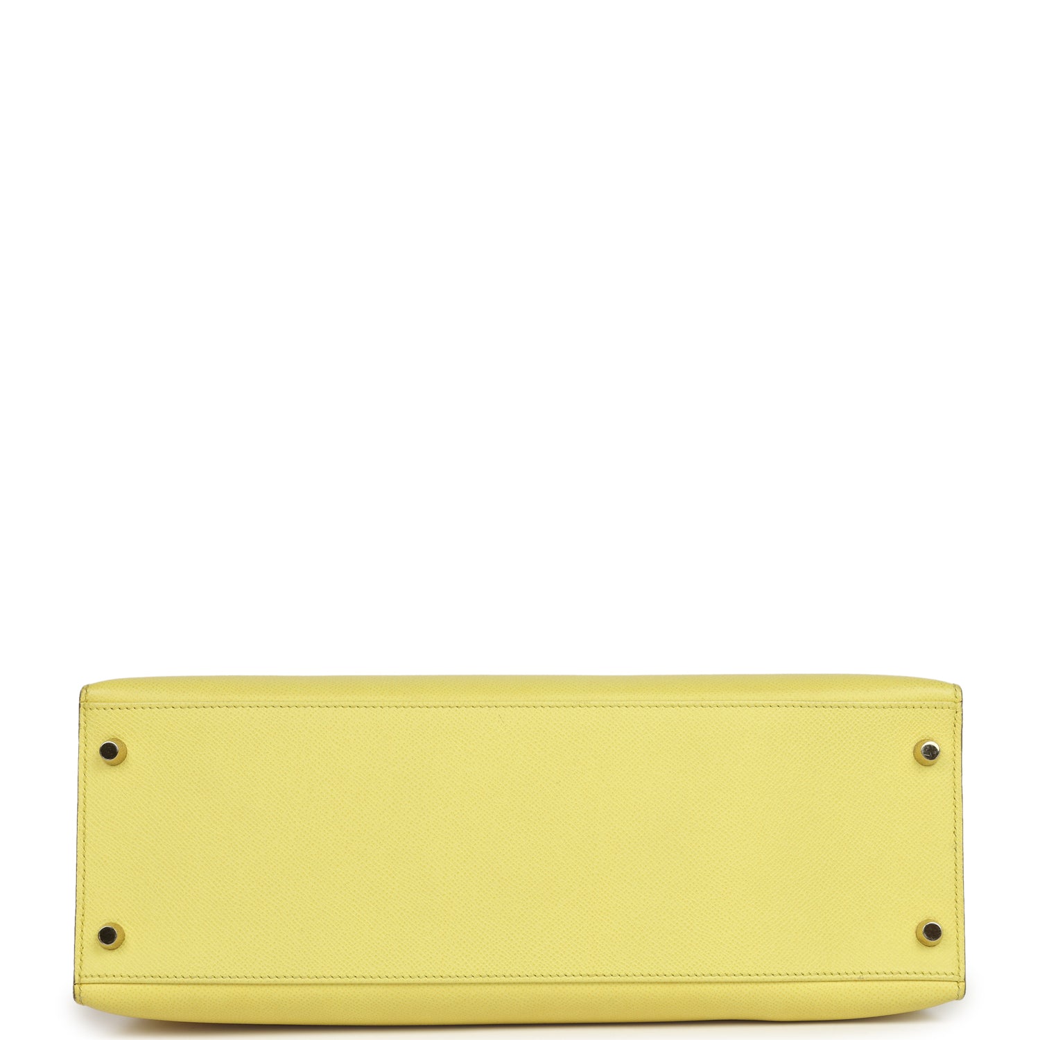 Hermes Kelly Sellier 35 Soufre Epsom Gold Hardware - Exclusu