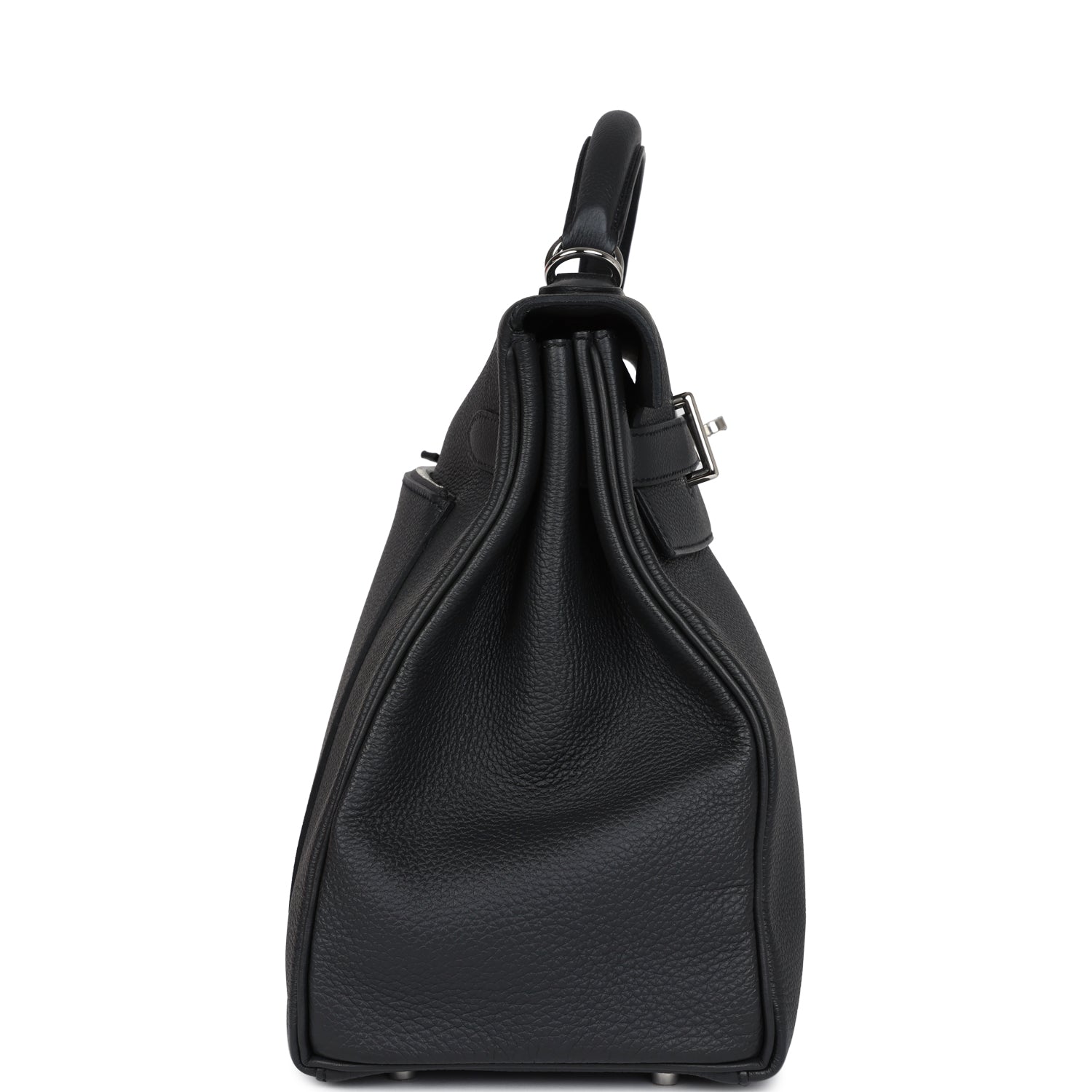 Hermes Kelly 42 Maxi Plomb Togo Palladium Hardware - Exclusu