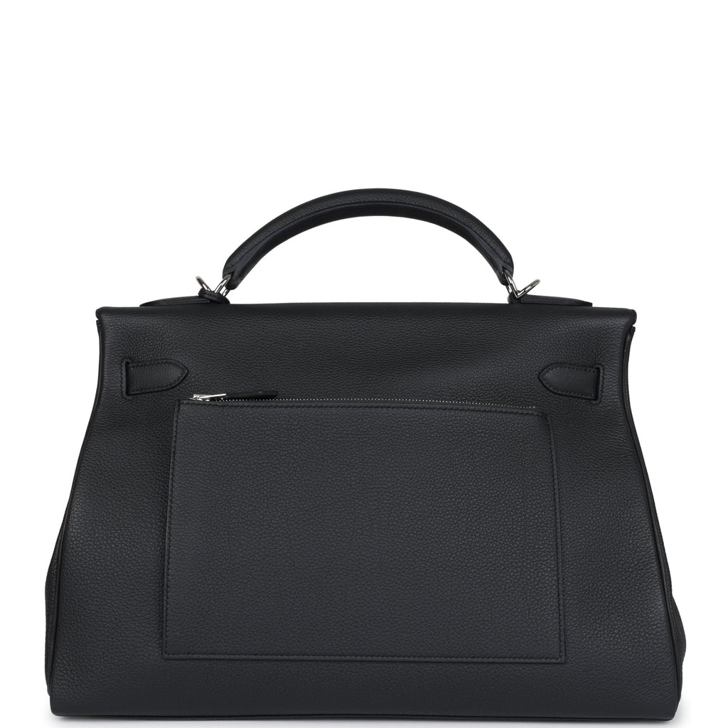Hermes Kelly 42 Maxi Plomb Togo Palladium Hardware - Exclusu