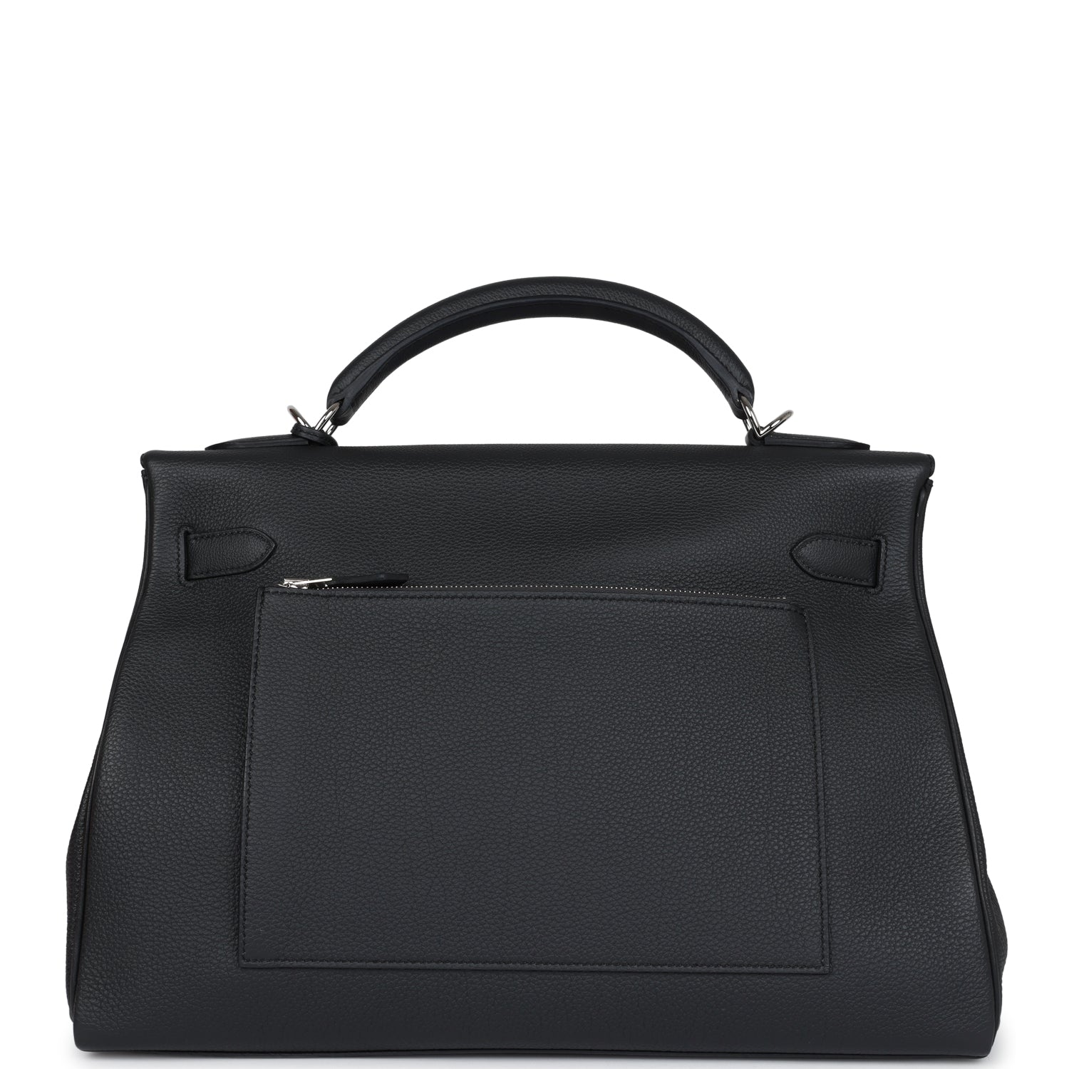 Hermes Kelly 42 Maxi Plomb Togo Palladium Hardware - Exclusu