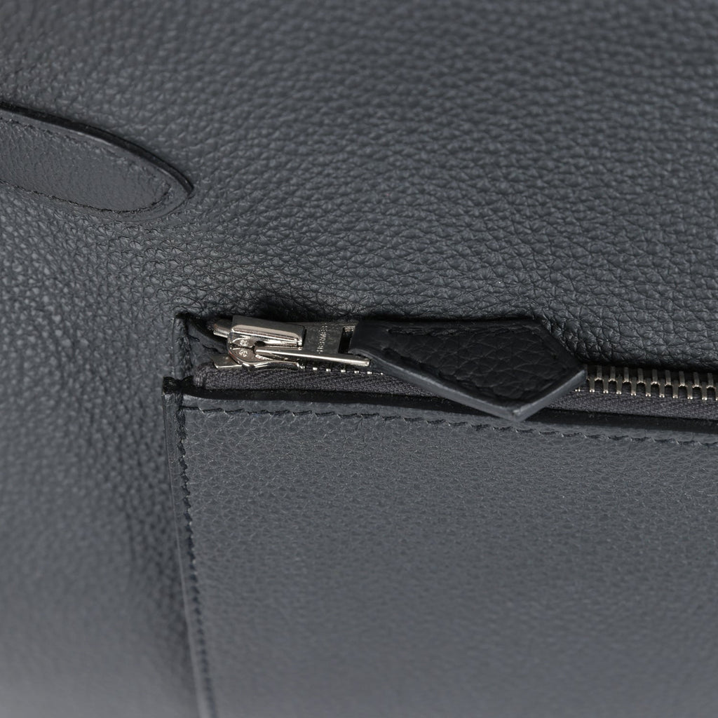 Hermes Kelly 42 Maxi Plomb Togo Palladium Hardware - Exclusu